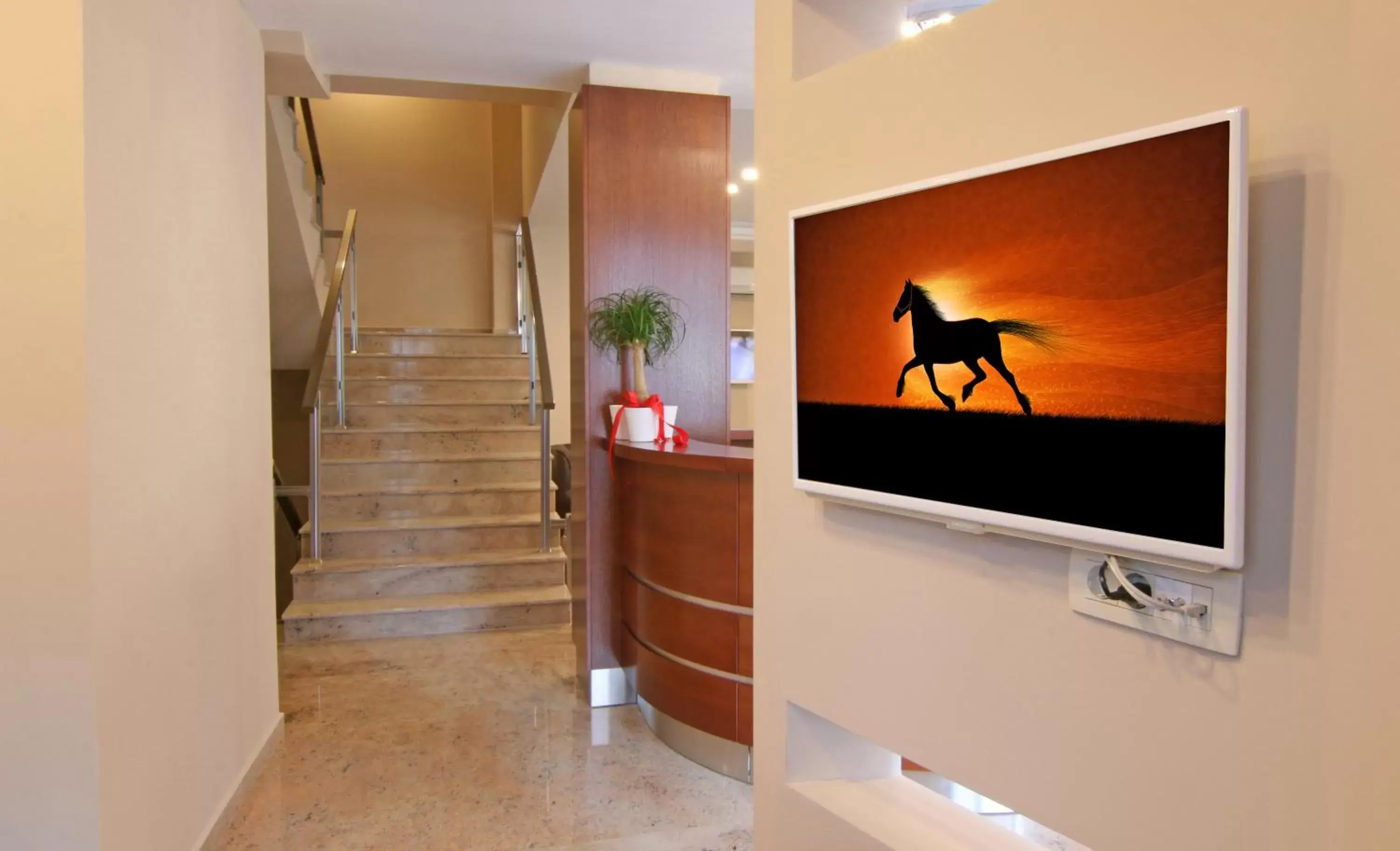 Lobby or reception, TV/Entertainment Center in Hotel Vlaho