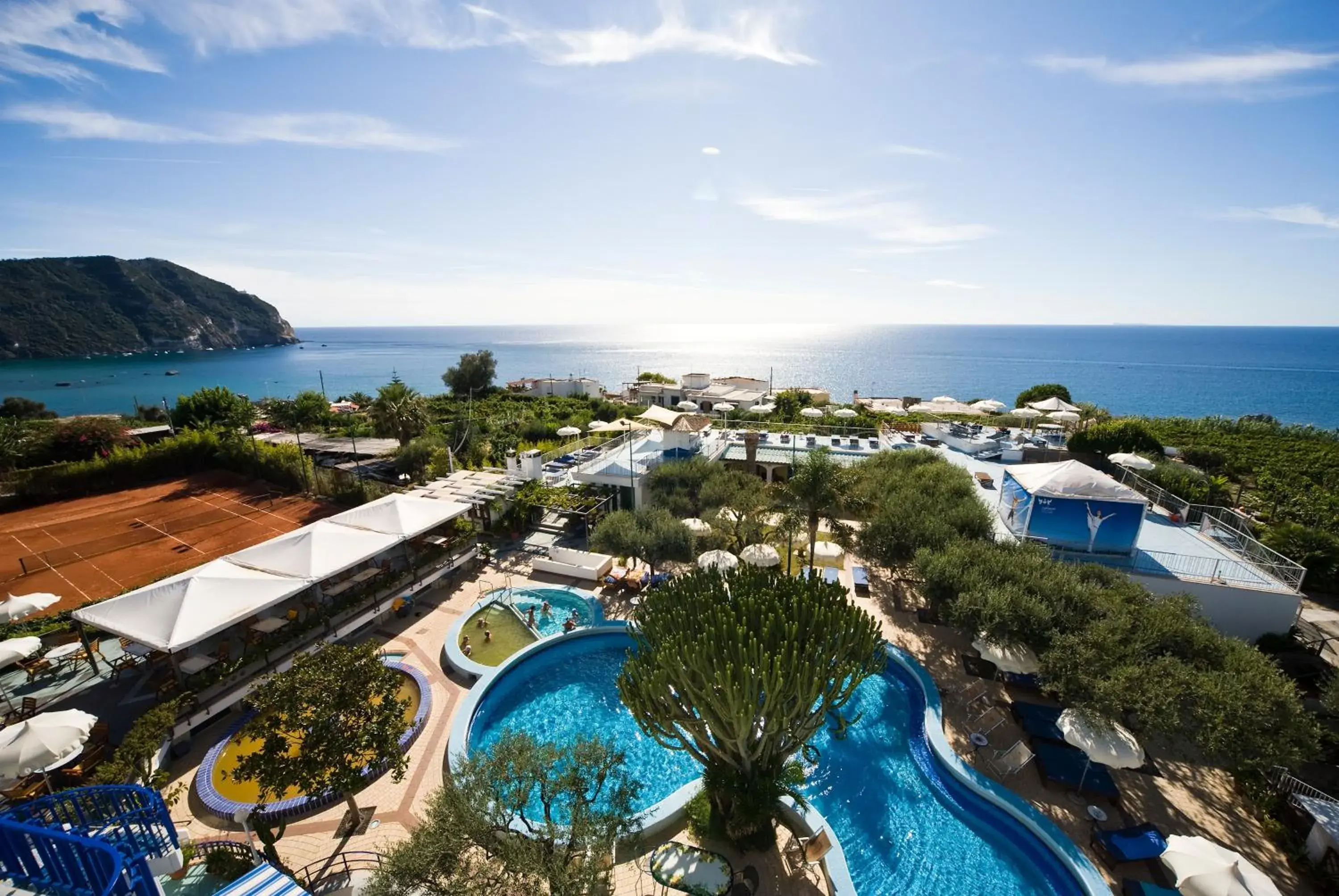 View (from property/room), Pool View in Il Gattopardo Hotel Terme & Beauty Farm