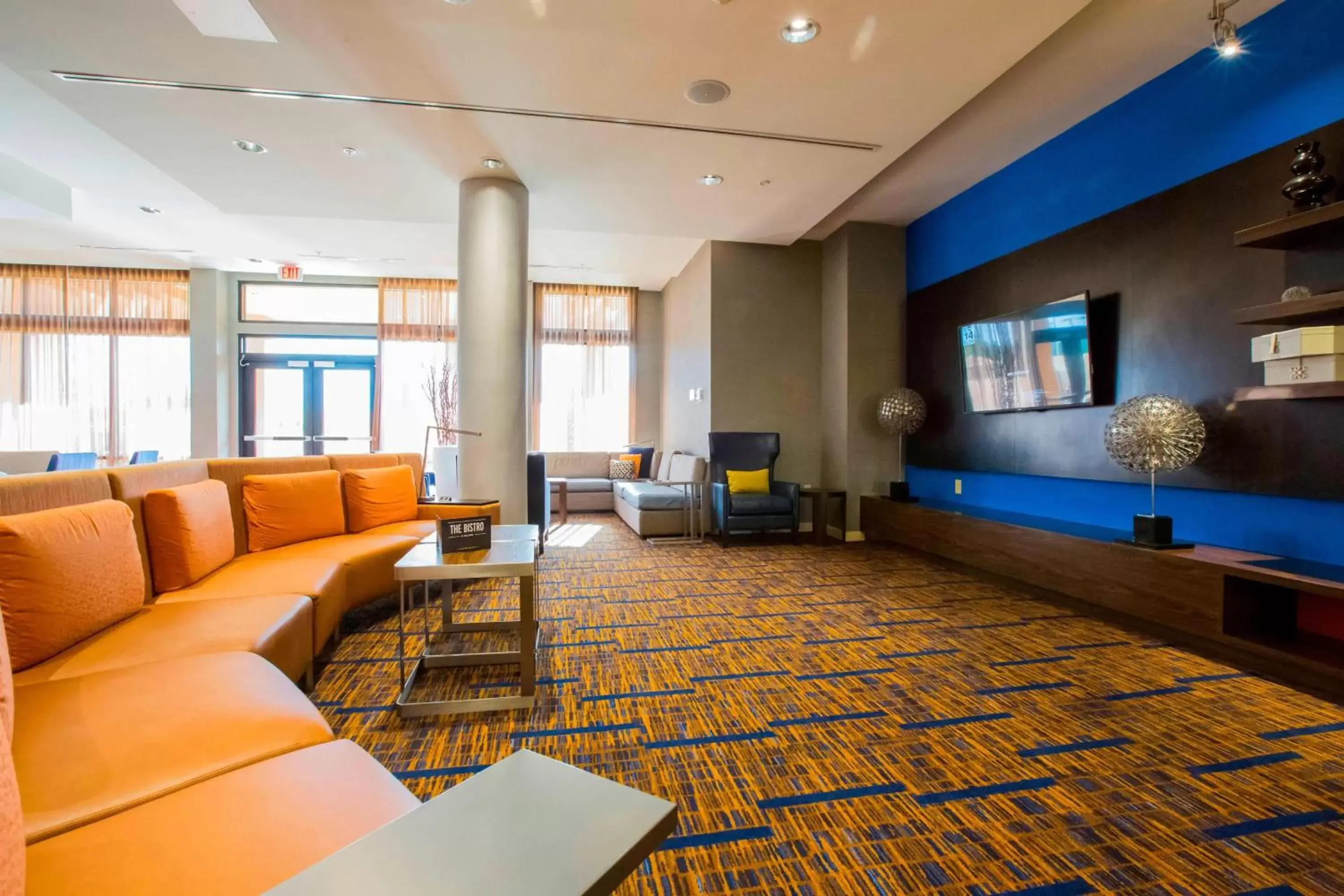 Lobby or reception, Seating Area in Courtyard by Marriott Jackson Airport/Pearl