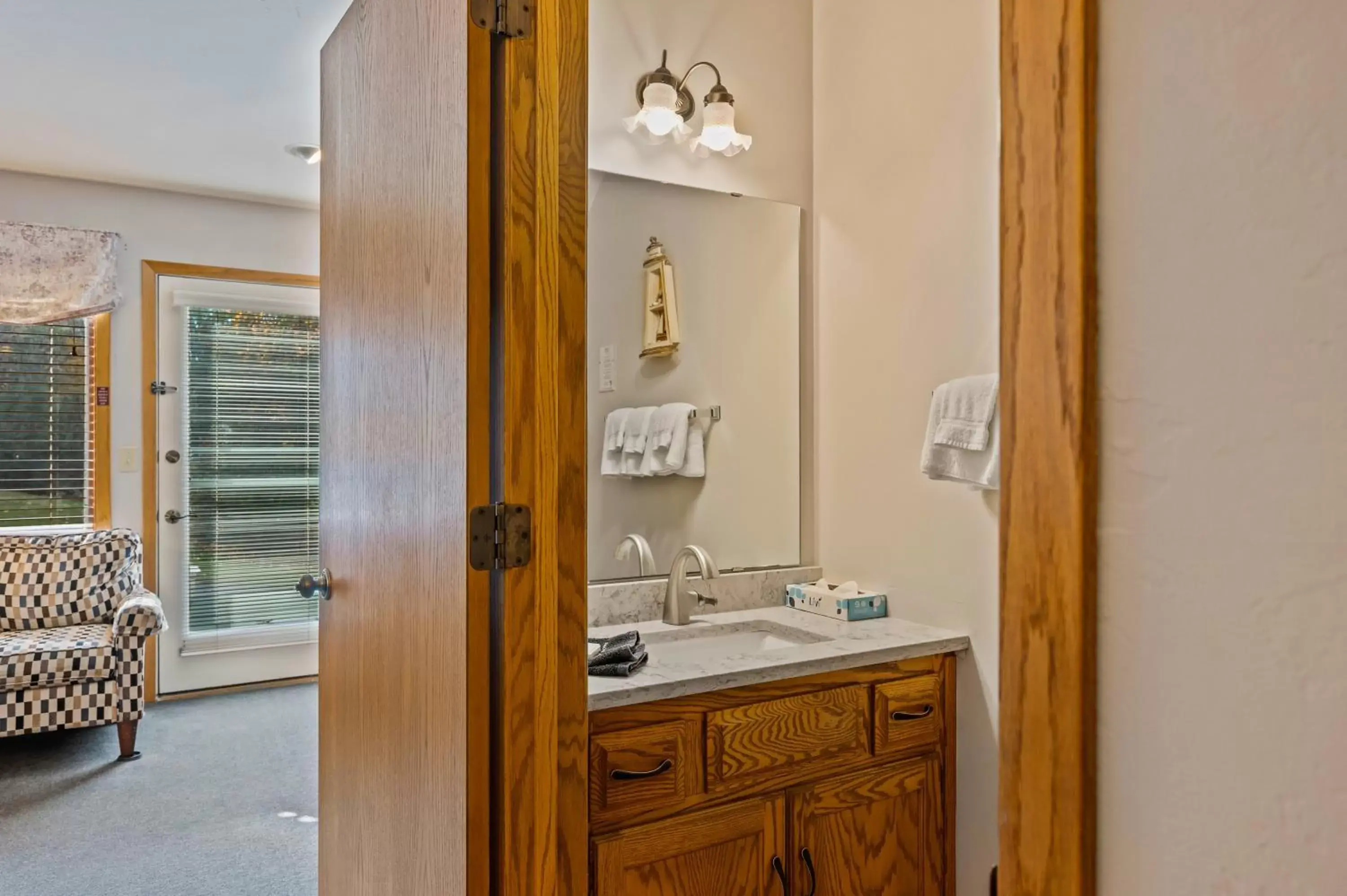 Bathroom in Evergreen Hill Condominiums