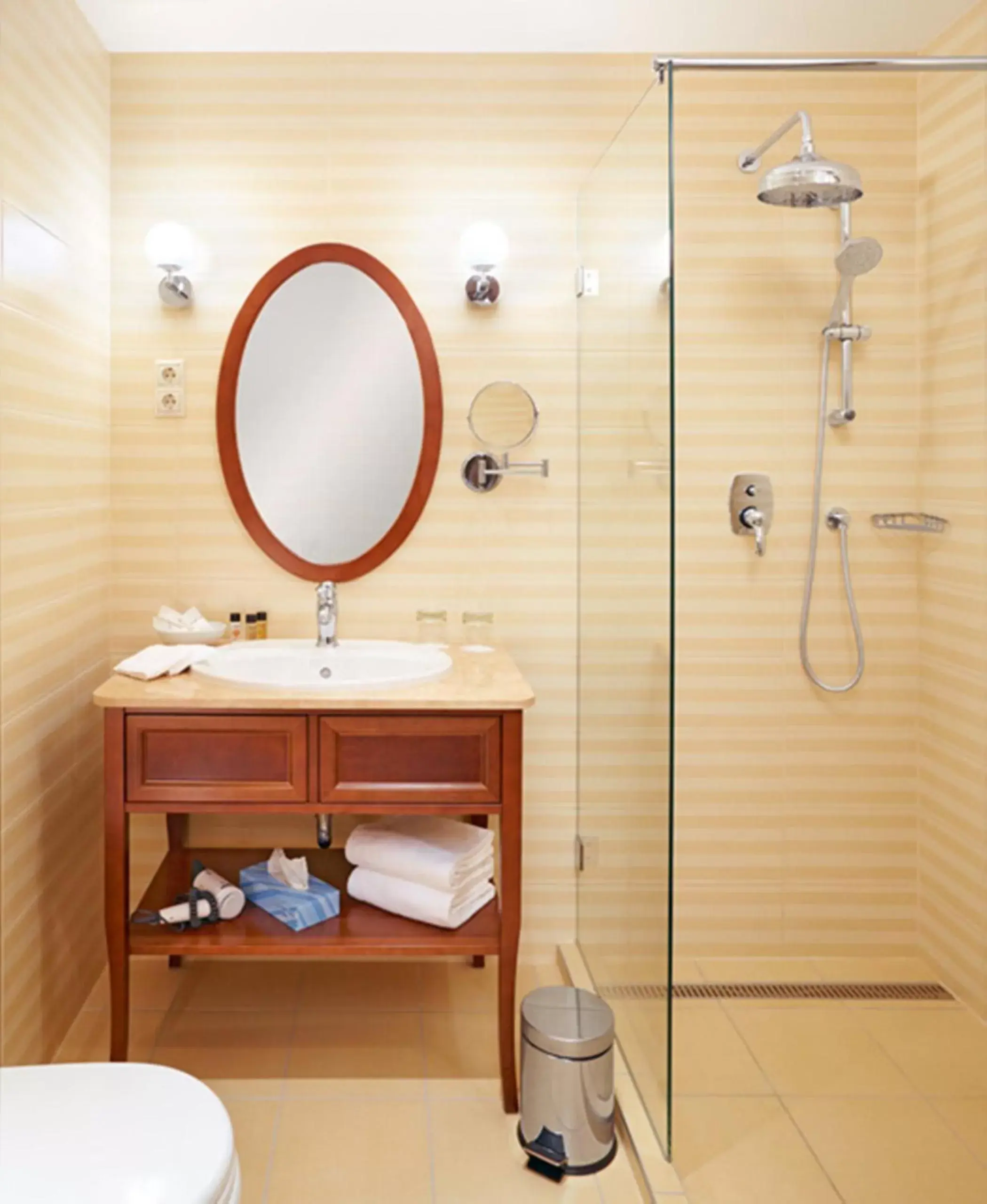 Shower, Bathroom in Mirage Medic Hotel