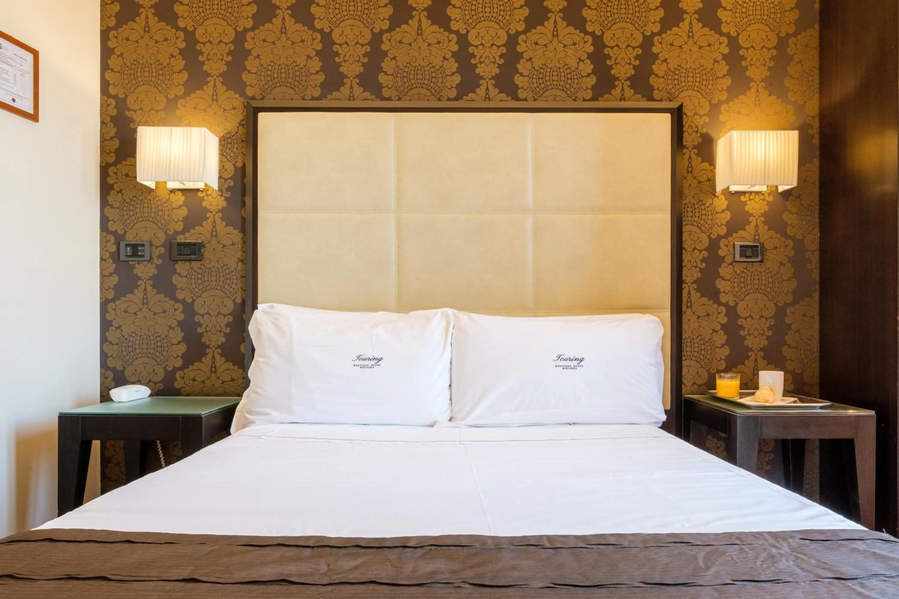 Bed in Hotel Touring