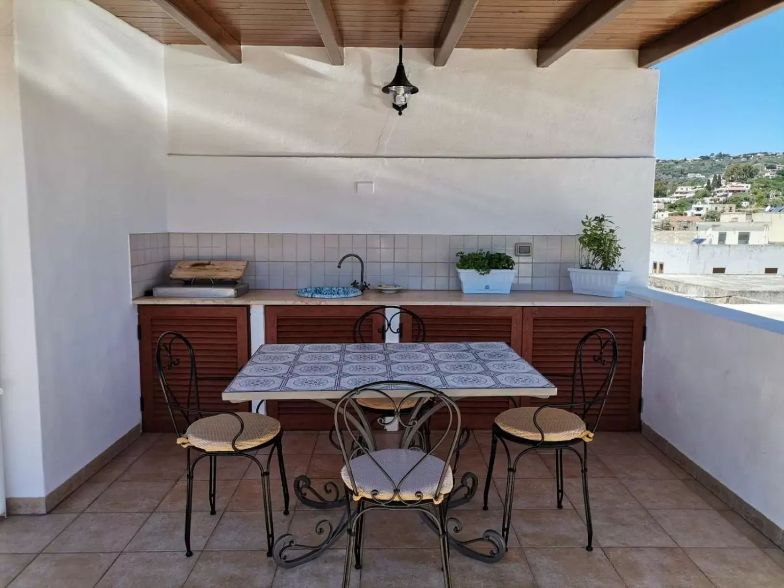 Balcony/Terrace in Malvasia B&B