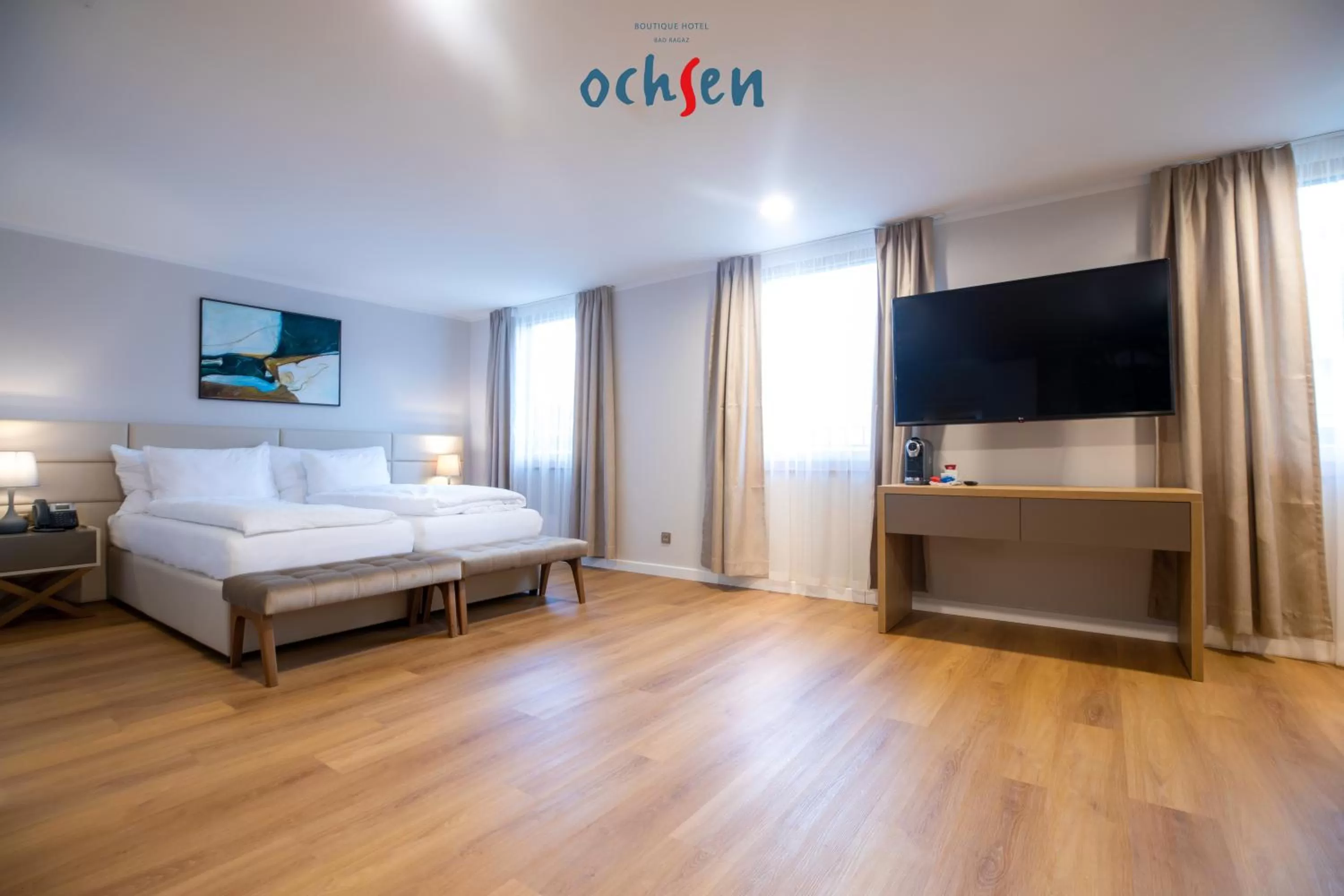 Bed in Boutique Hotel OchSen Self-Check-In