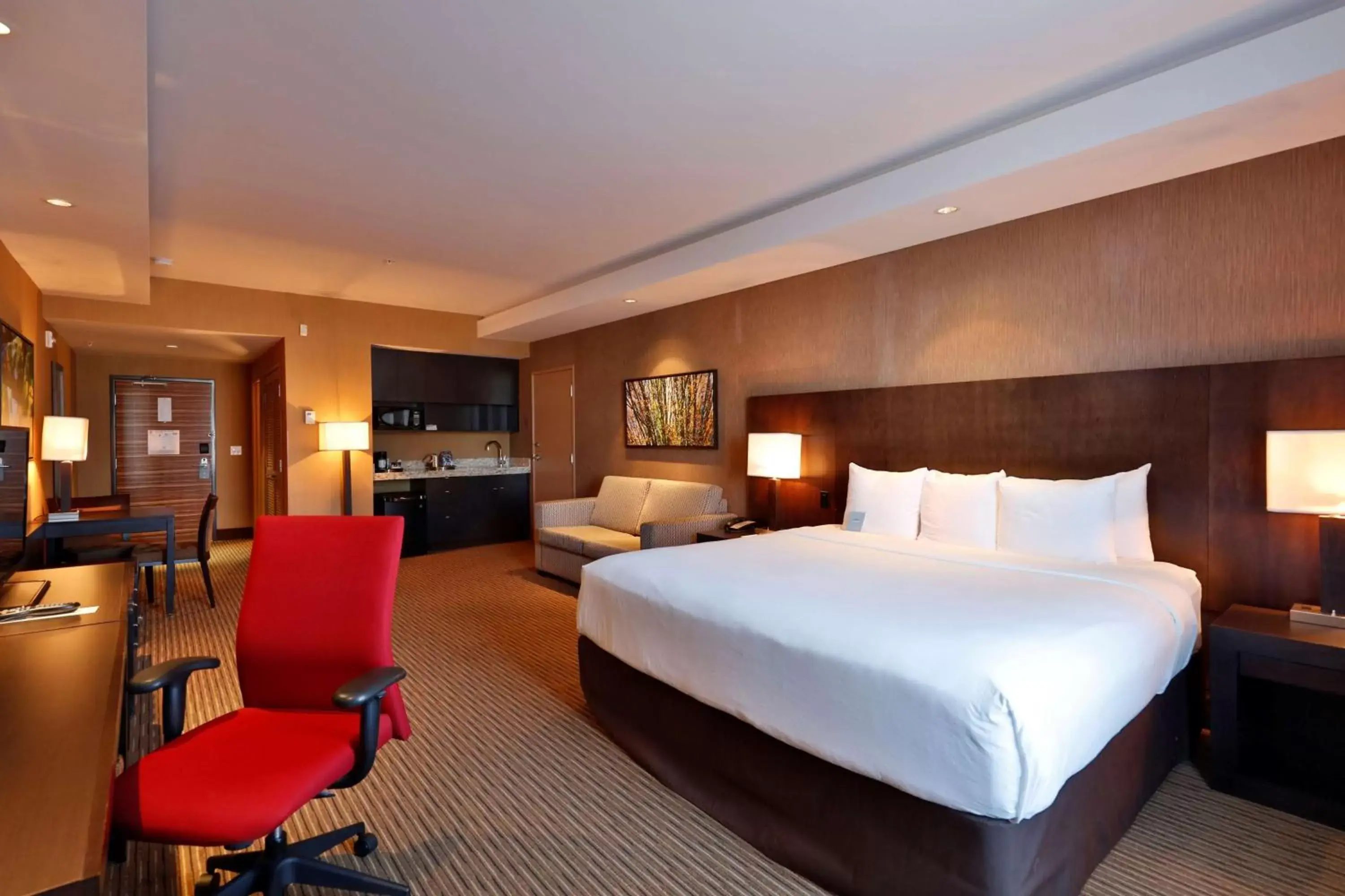 Bed in Radisson Hotel & Convention Center Edmonton