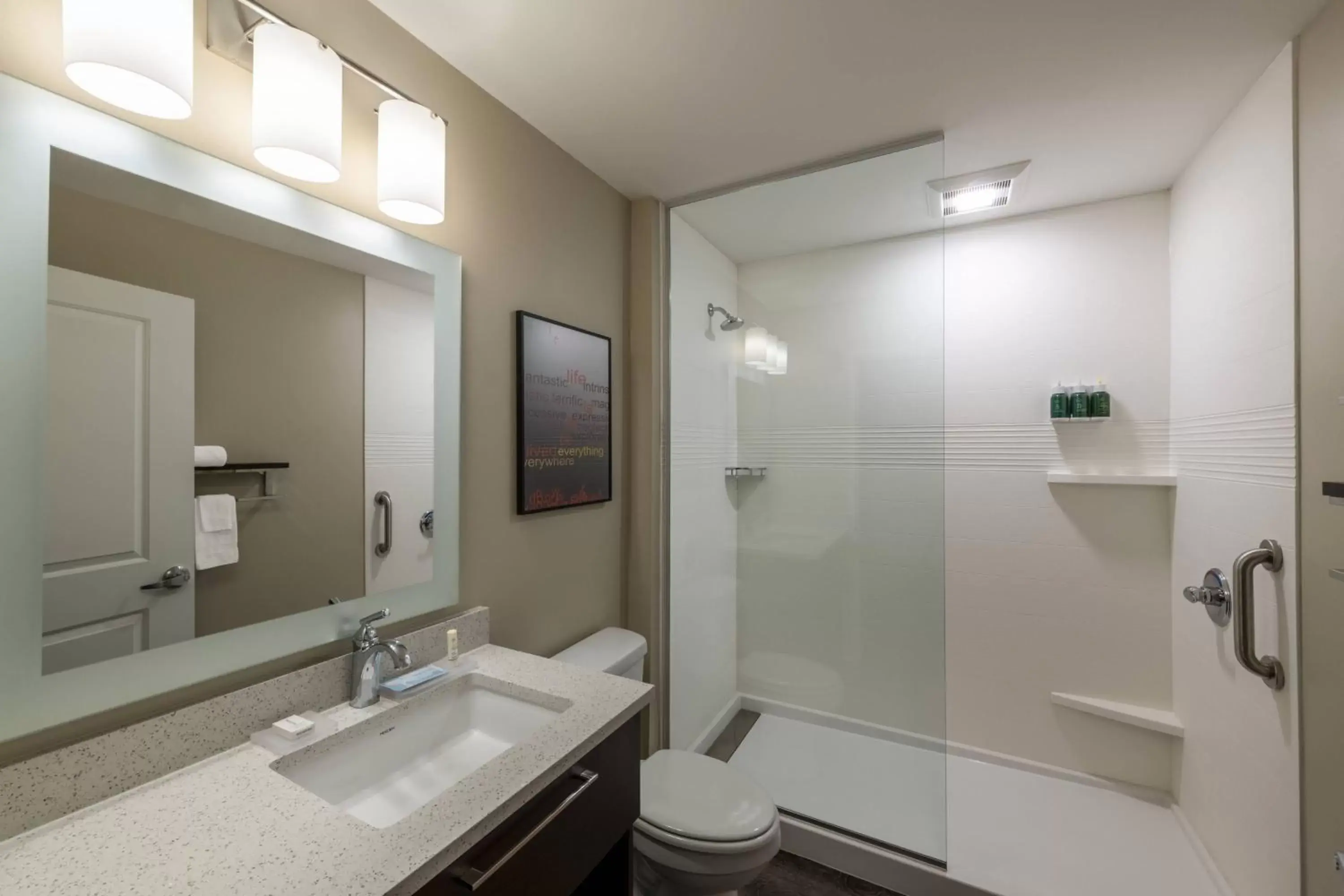 Bathroom in TownePlace Suites by Marriott St. Louis Edwardsville, IL