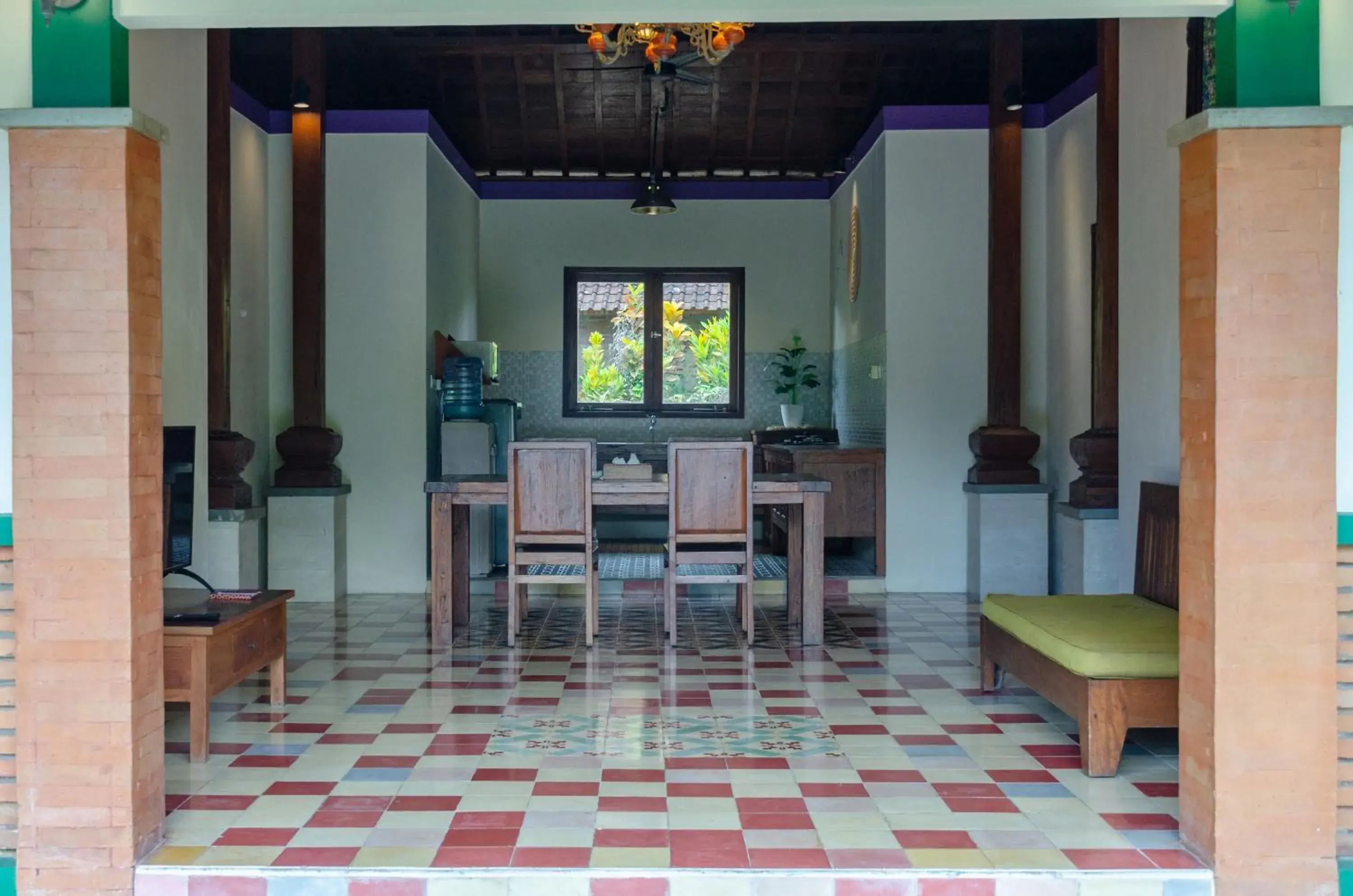 Balcony/Terrace, Dining Area in Ubud Heaven Penestanan