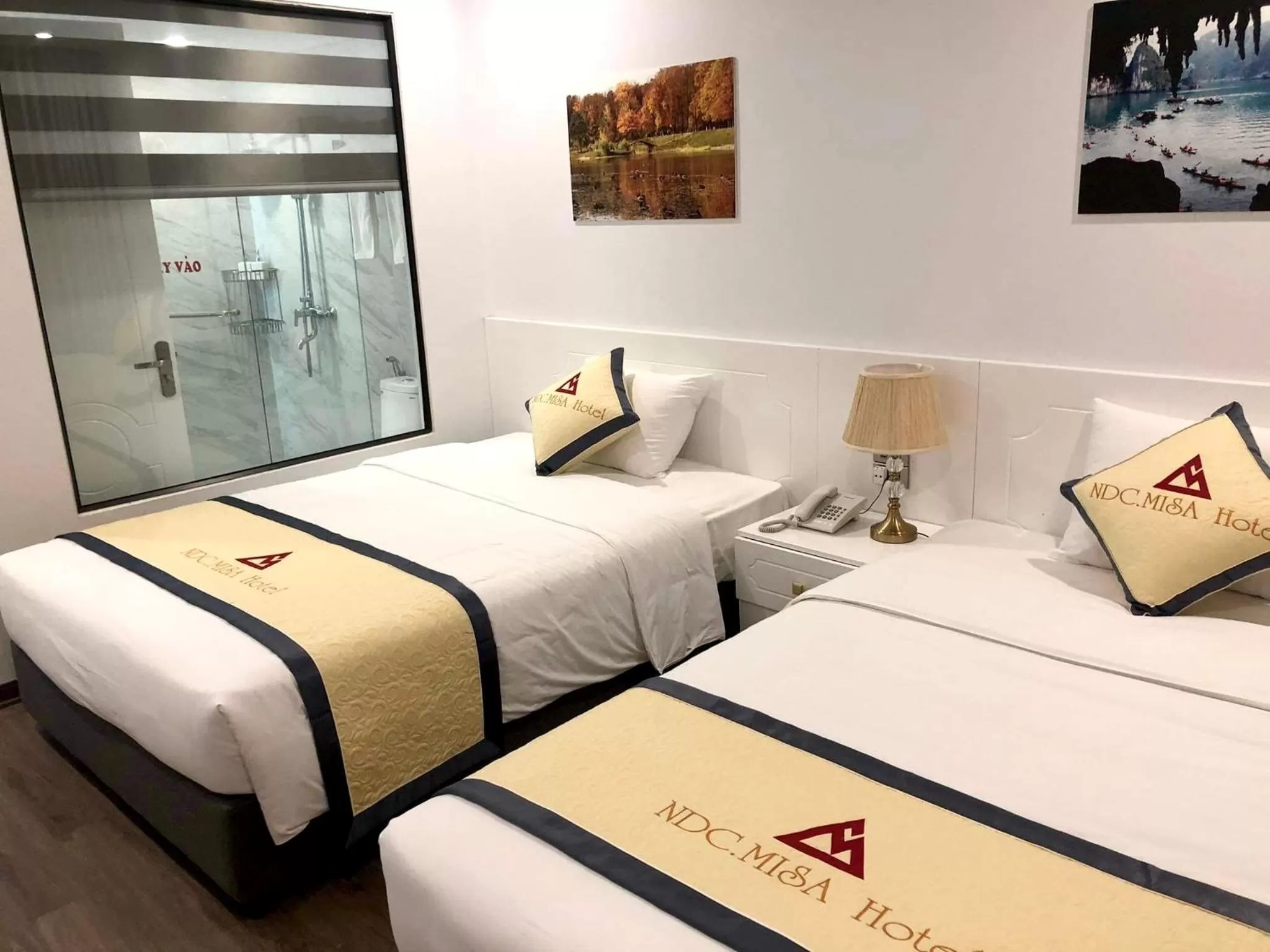 Bed in NDC MISA HOTEL