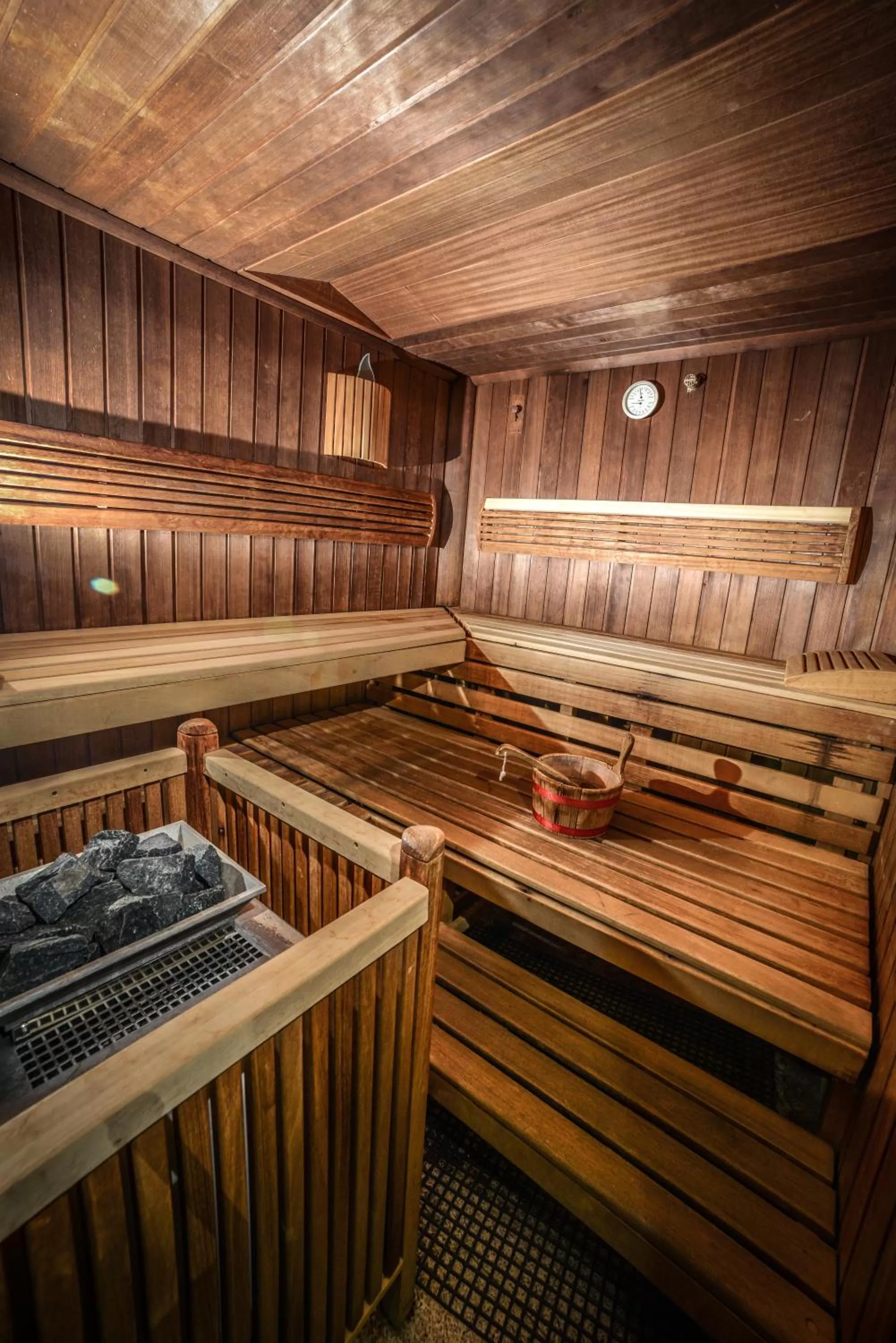 Steam room in Hotel Belweder