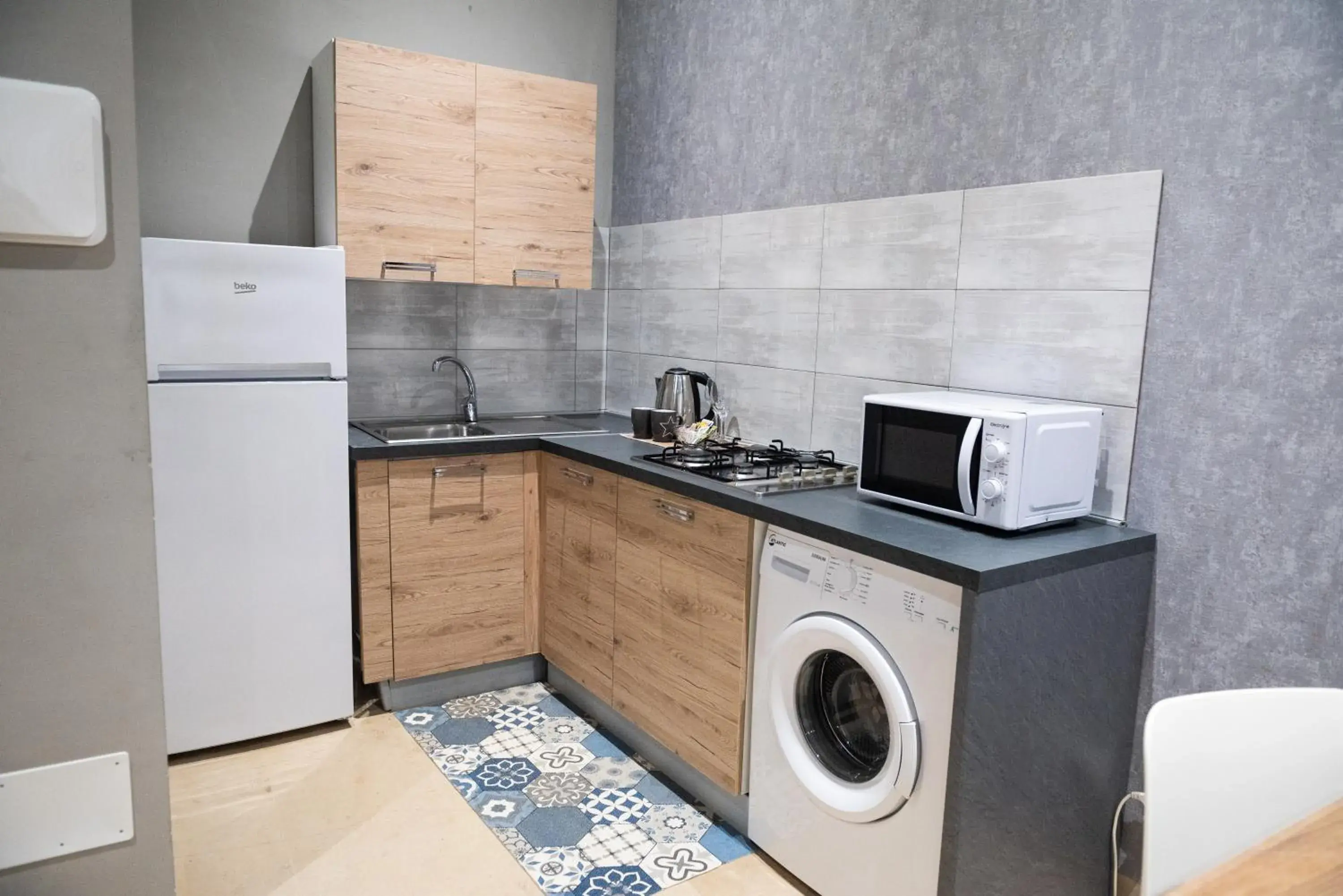 washing machine, Kitchen/Kitchenette in ZIBIBBO SUITES & ROOMS - XIX Palazzo Mauro