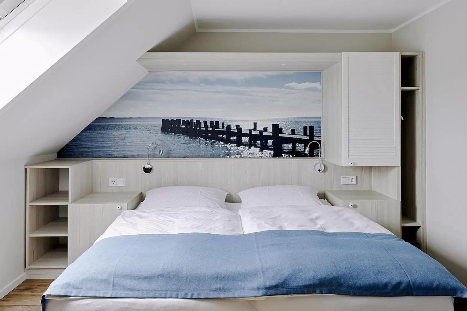 Bedroom, Bed in Duus Hotel garni