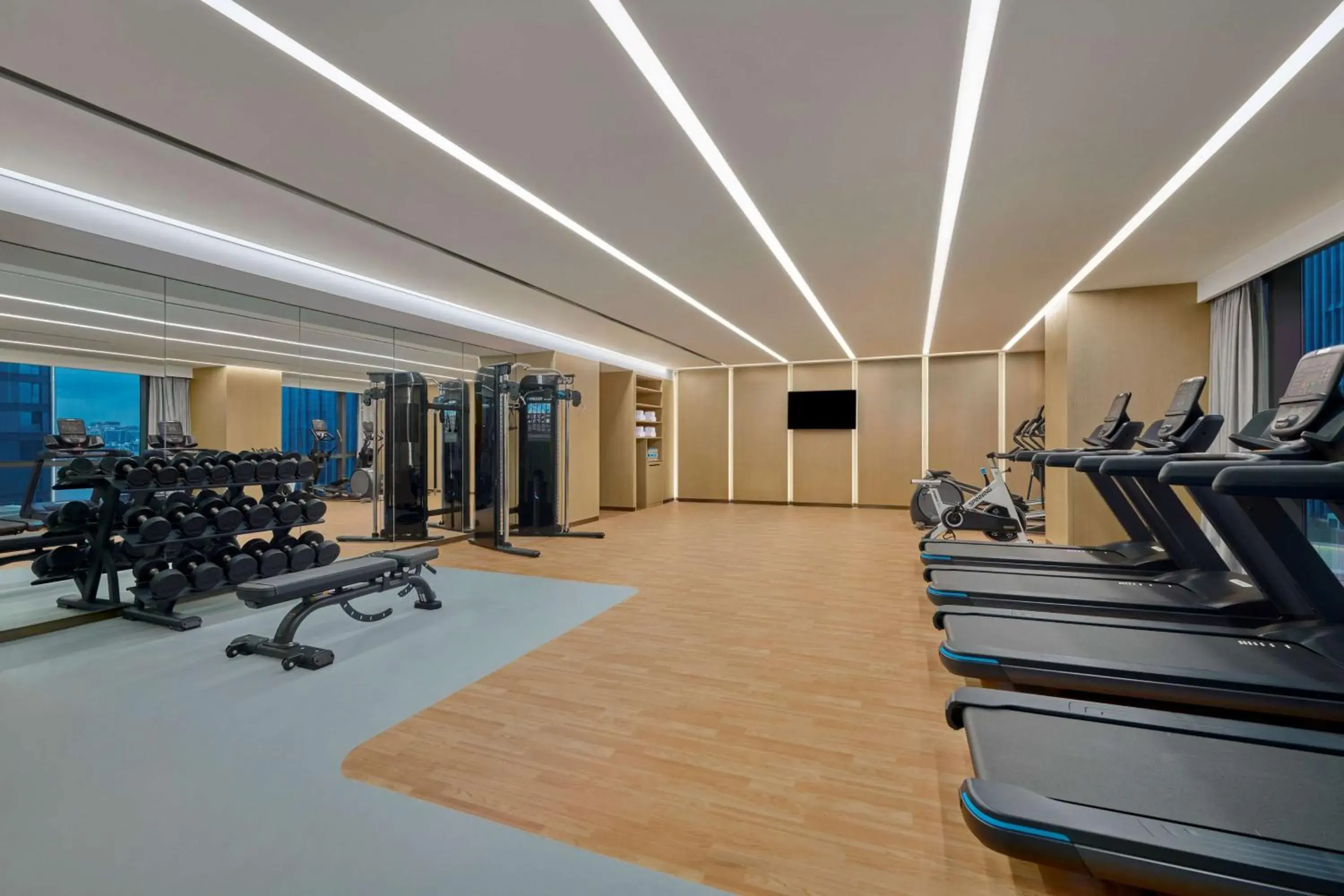 Fitness centre/facilities in Hilton Garden Inn Shenzhen Guangming Fitness centre/facilities in Hilton Garden Inn Shenzhen Guangming