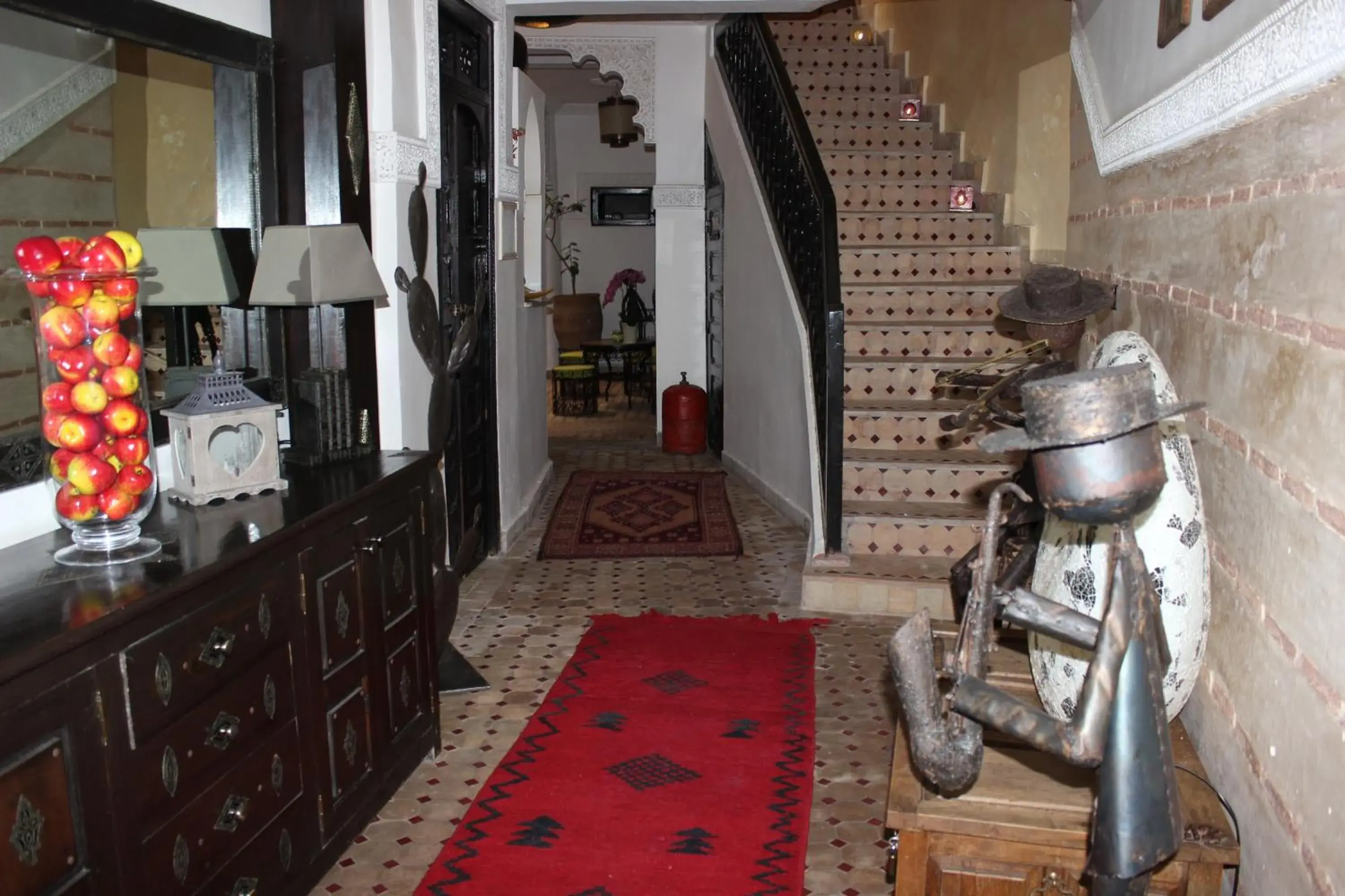 Lobby or reception, Kitchen/Kitchenette in Riad Eloise