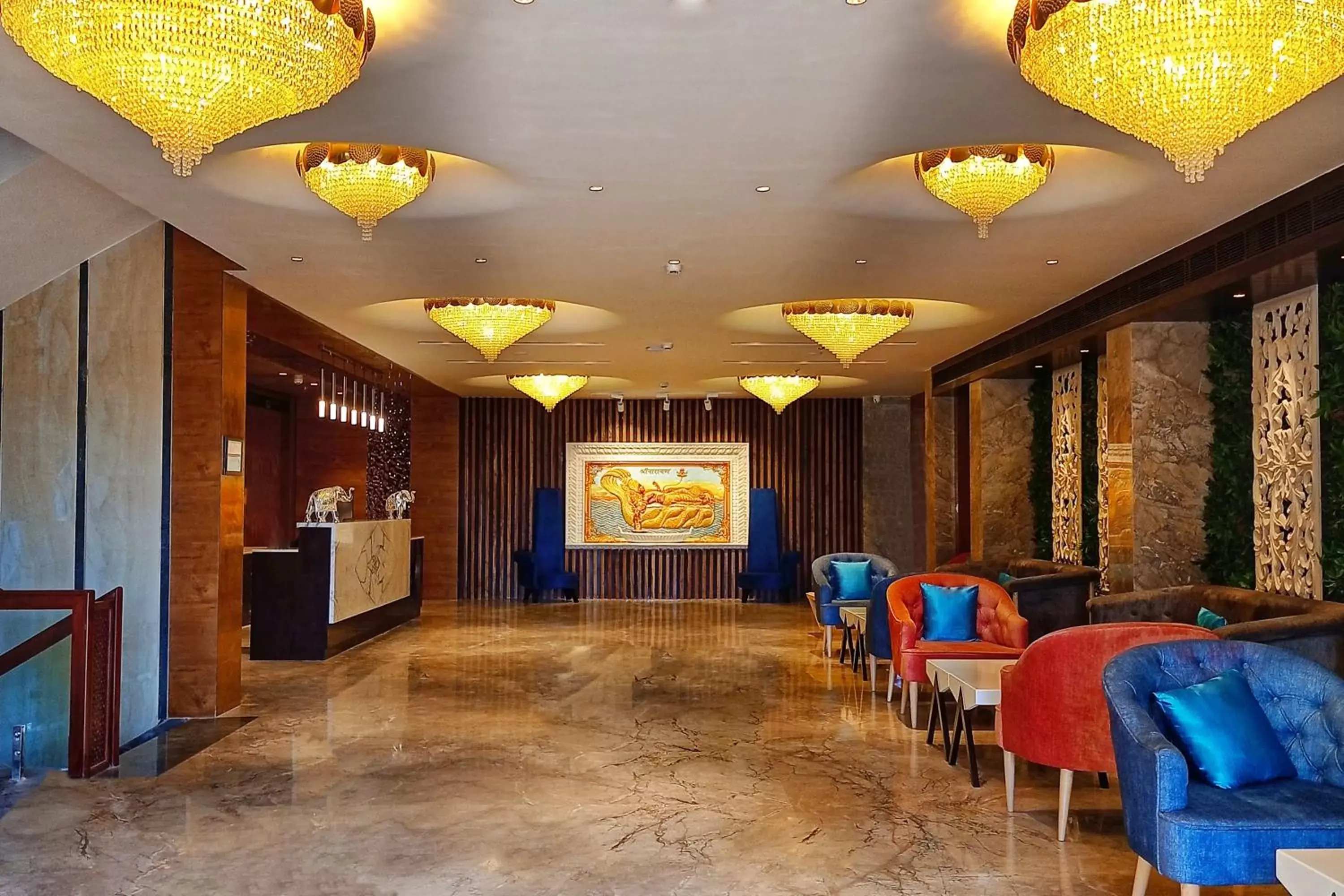 Lobby or reception in Howard Johnson by Wyndham Udaipur Roop Nagar