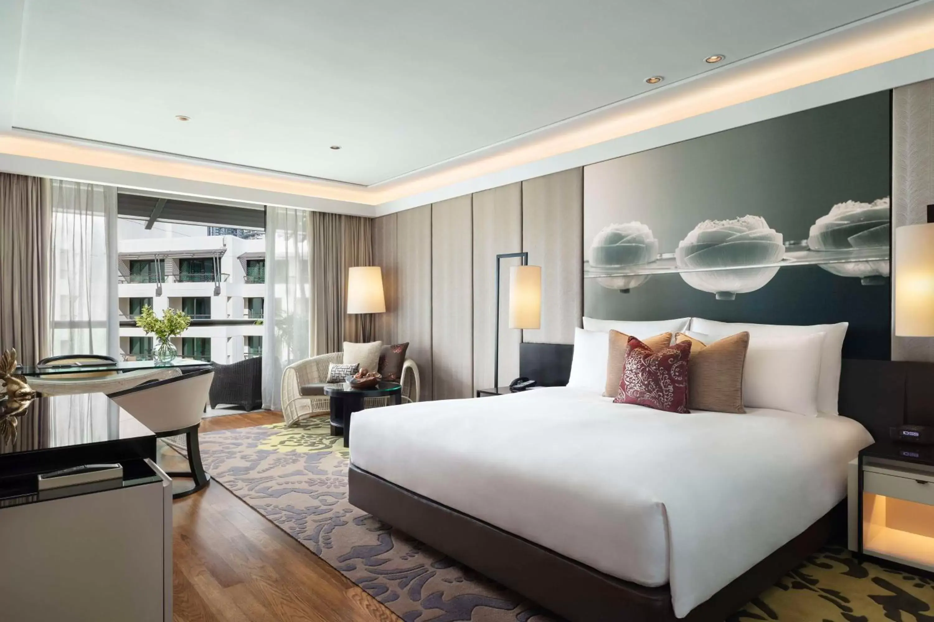Bedroom in Siam Kempinski Hotel Bangkok - SHA Extra Plus Certified