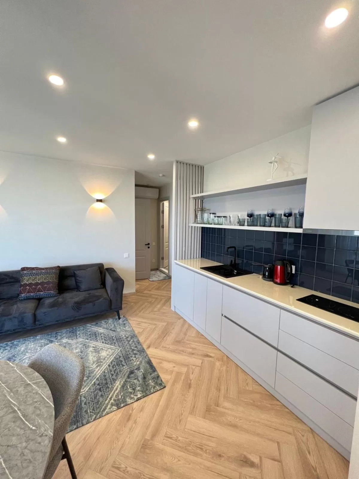 Kitchen or kitchenette, Kitchen/Kitchenette in Holiday Lux Sea Towers Batumi