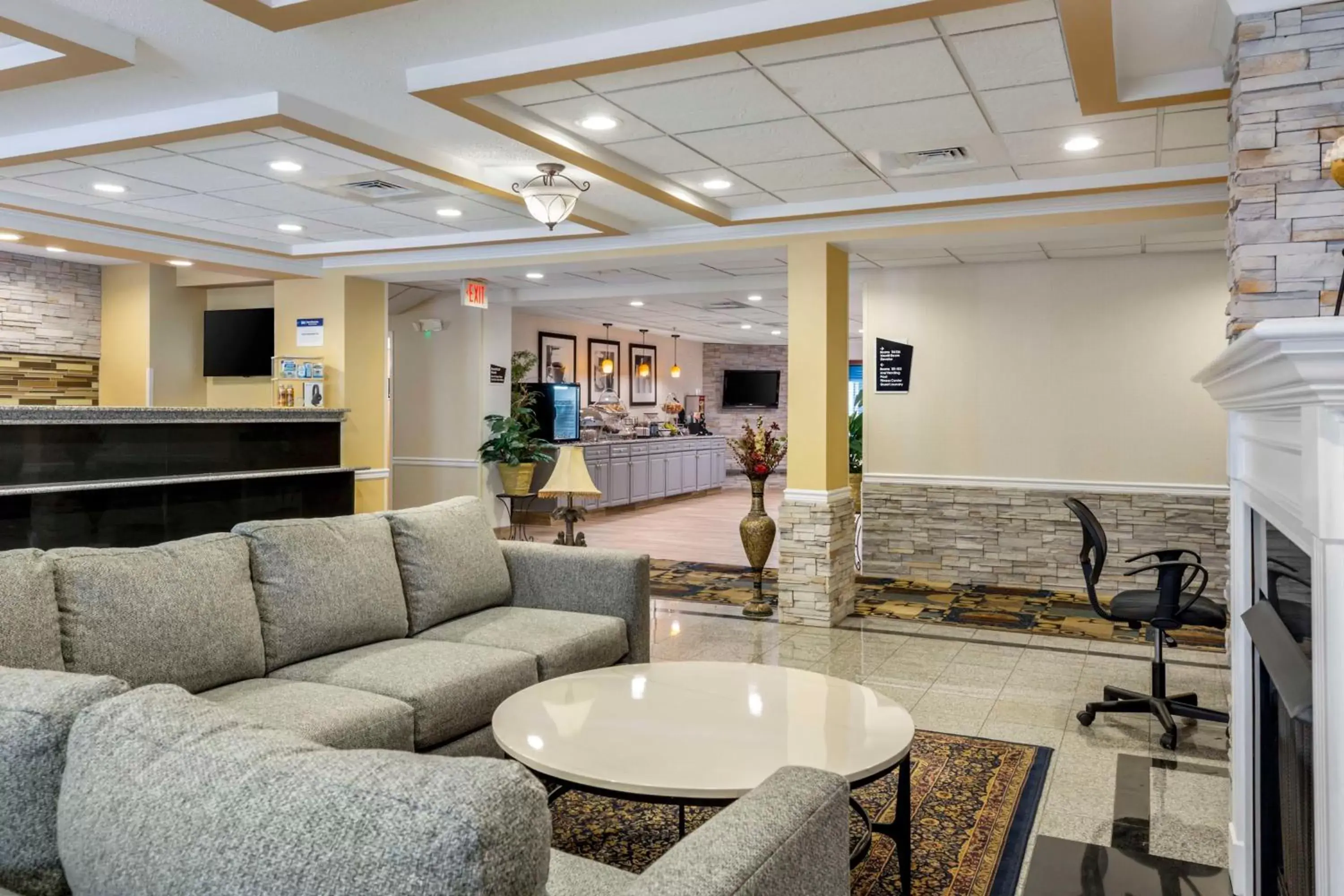 Lobby or reception in Best Western Plus New England Inn & Suites Lobby or reception in Best Western Plus New England Inn & Suites