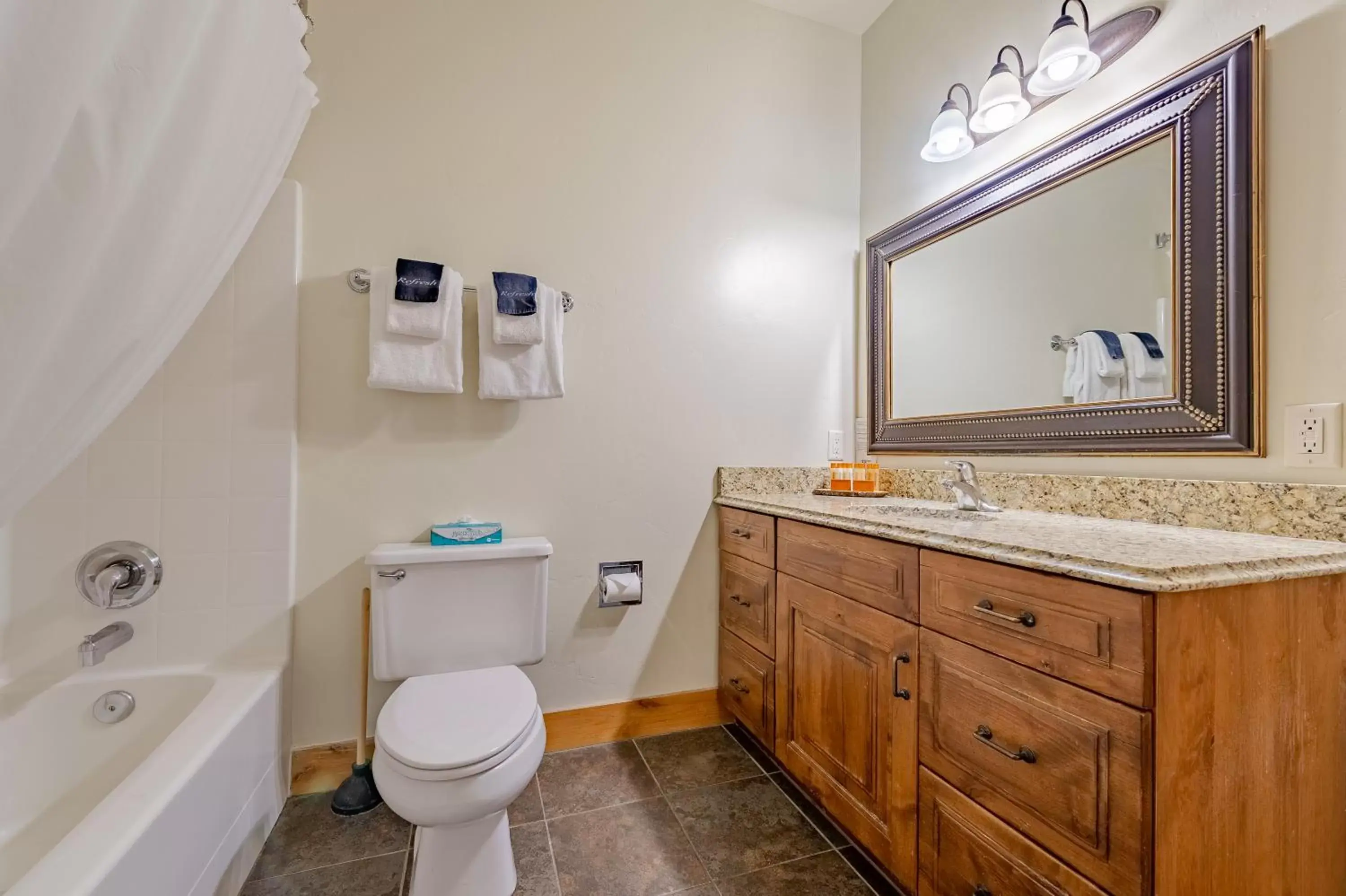 Bathroom in Cowboy Village Resort