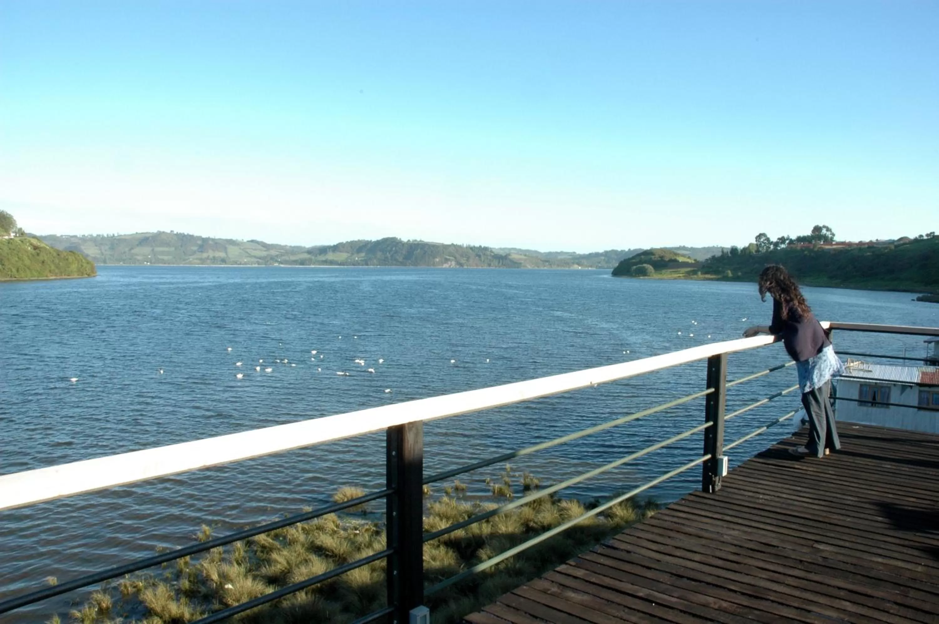 Balcony/Terrace in Palafito 1326 Hotel Boutique Chiloé