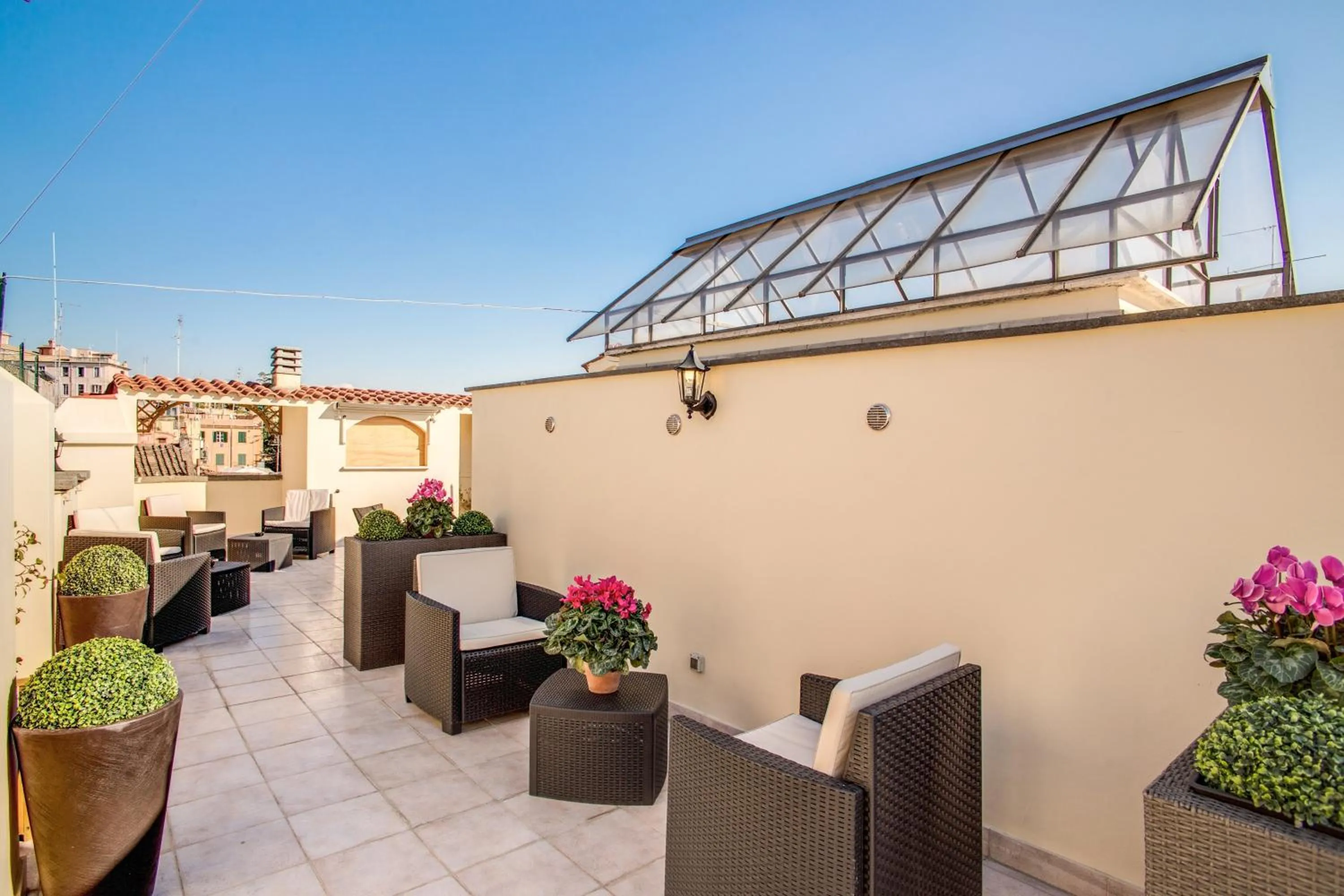 Balcony/Terrace in Hotel Anfiteatro Flavio