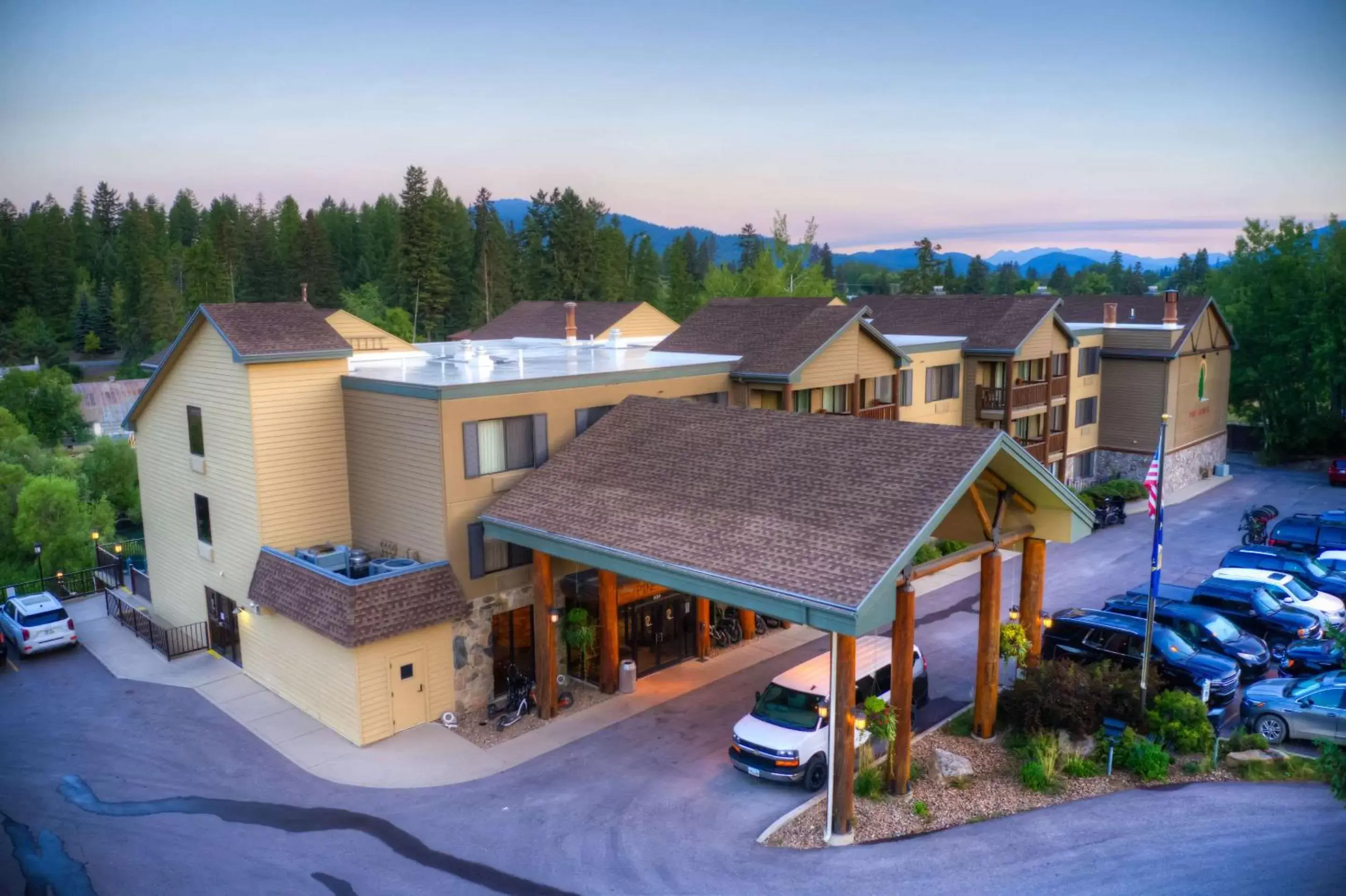 Property building in The Pine Lodge on Whitefish River, Ascend Hotel Collection