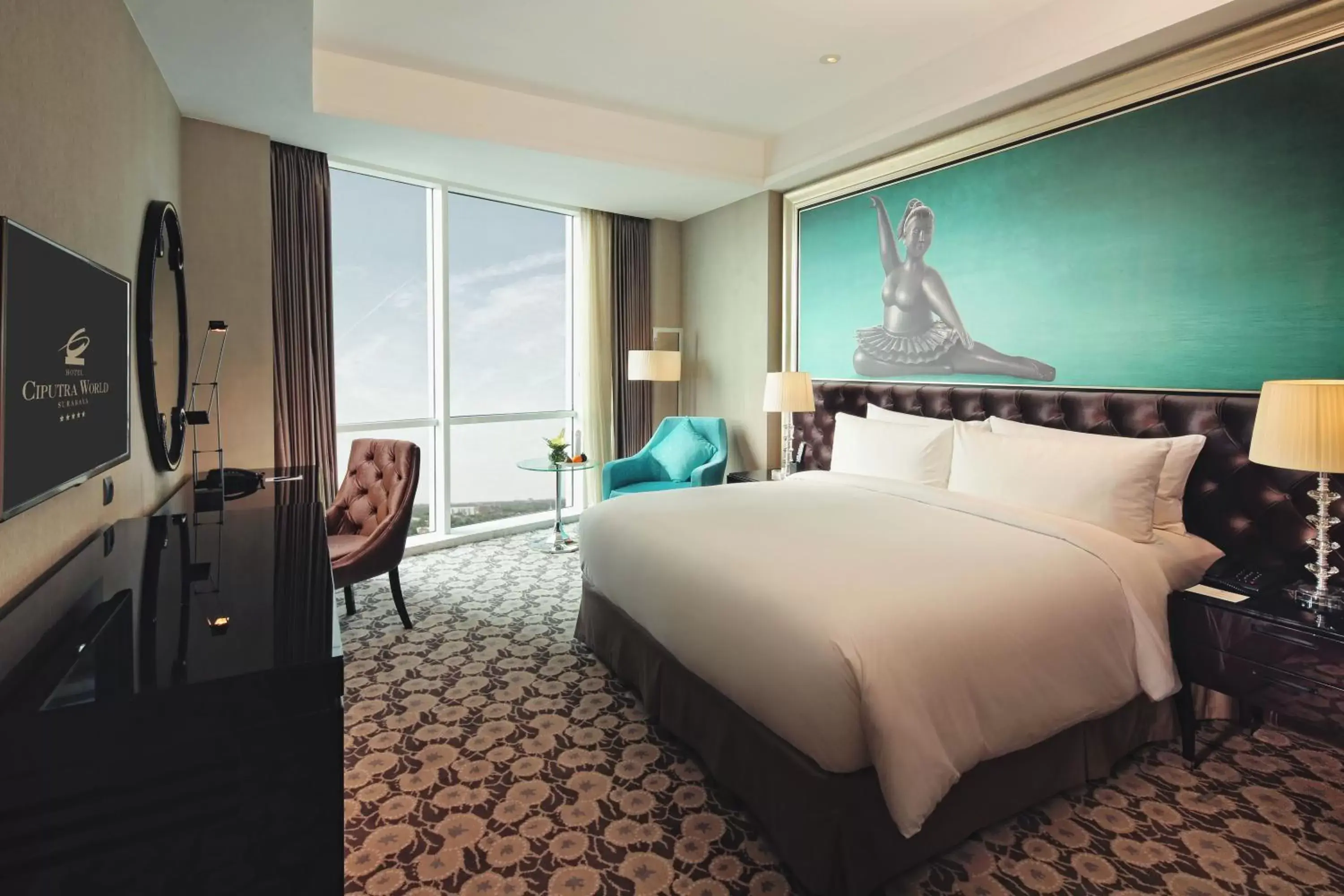 Bed in Hotel Ciputra World Surabaya managed by Swiss-Belhotel International