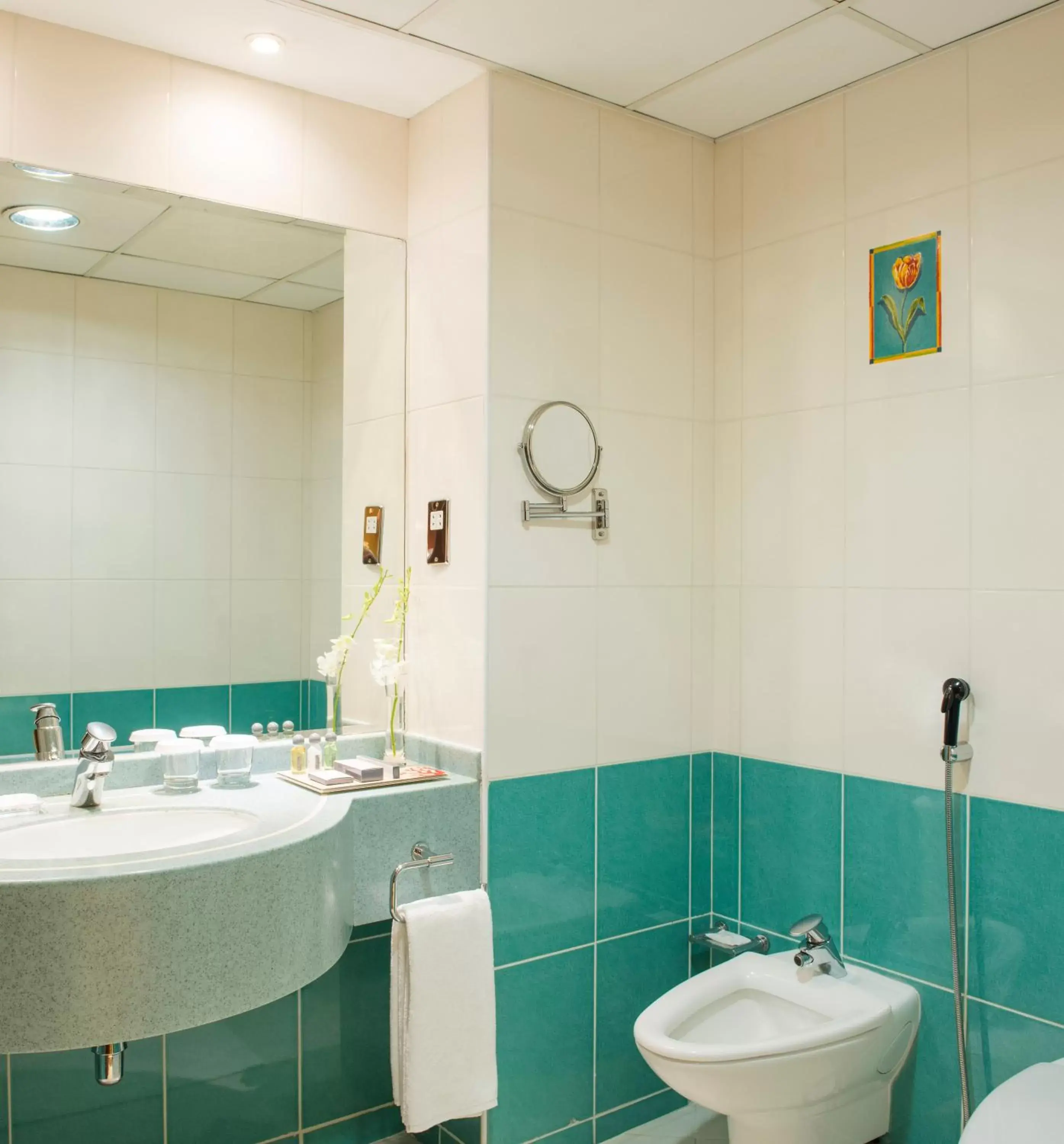 Toilet, Bathroom in Coral Dubai Deira Hotel