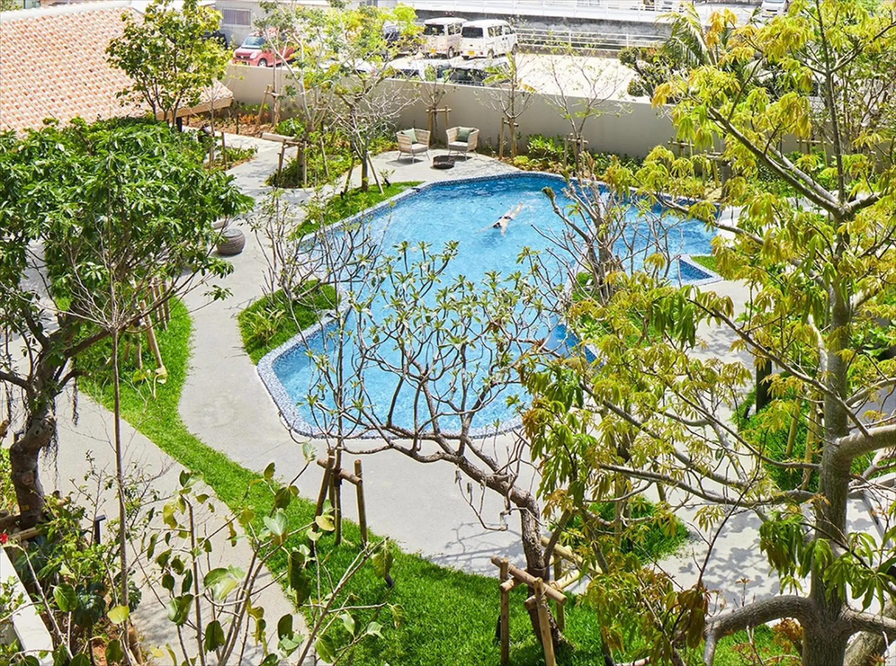 Swimming pool, Pool View in HOTEL STRATA NAHA