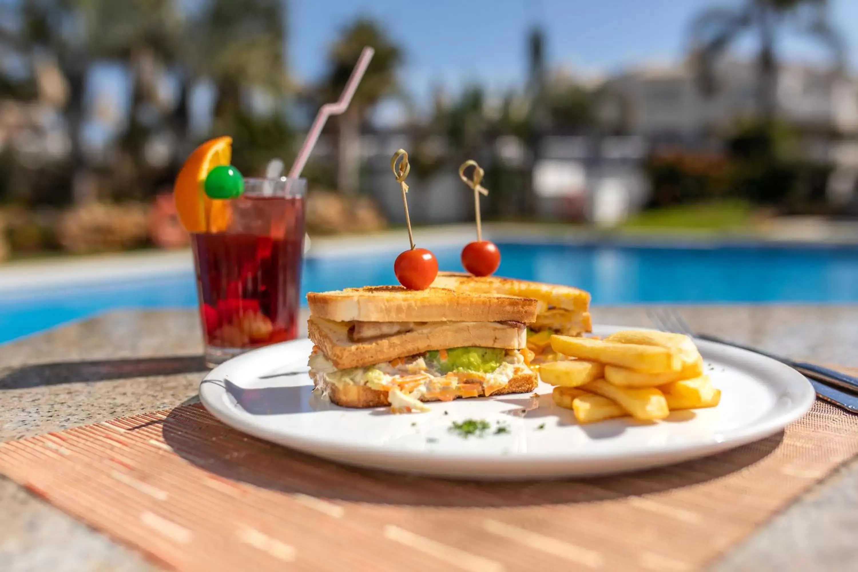 Food and drinks, Swimming Pool in Mac Puerto Marina Benalmádena