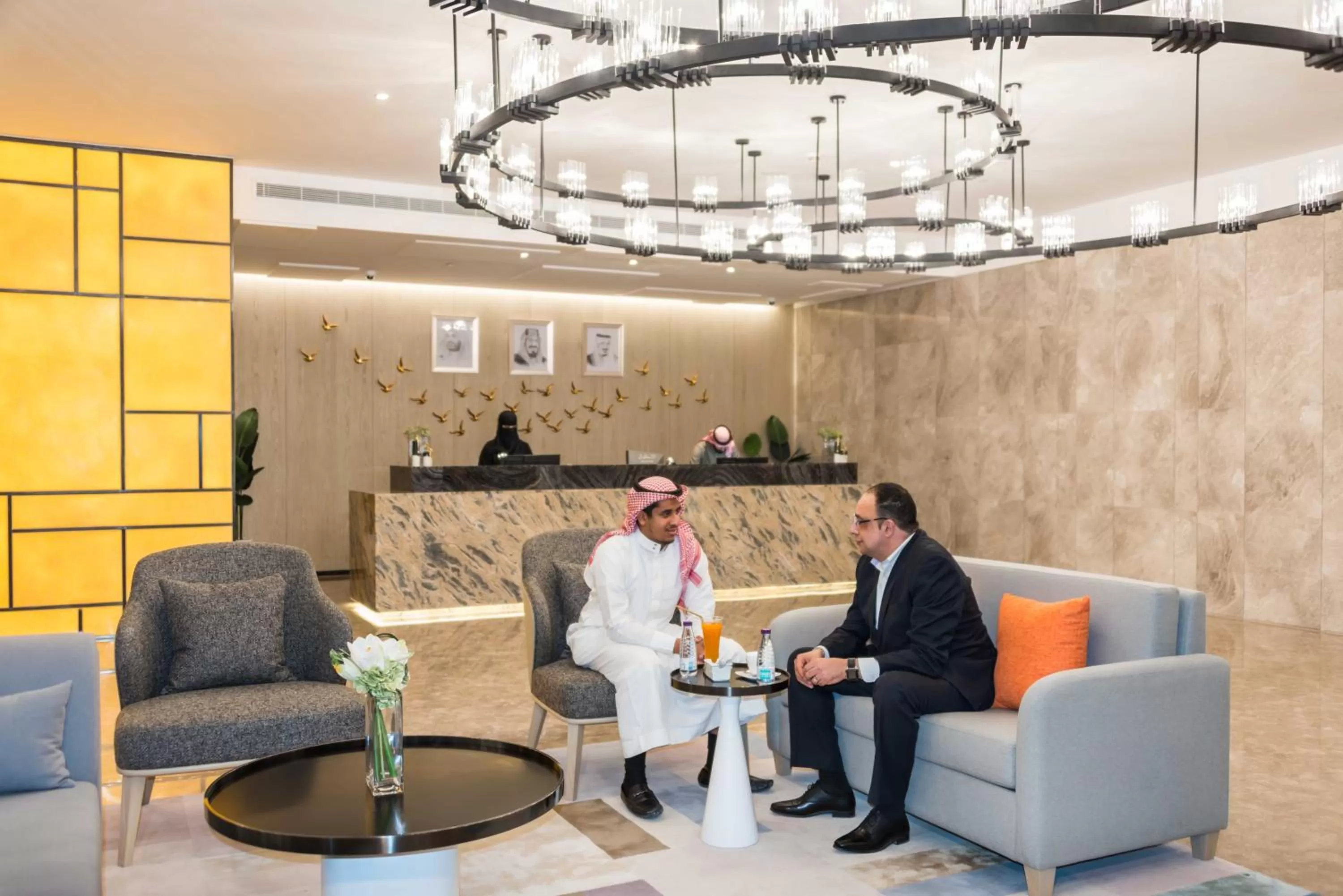 Lobby or reception in Aber Al Takhassusi