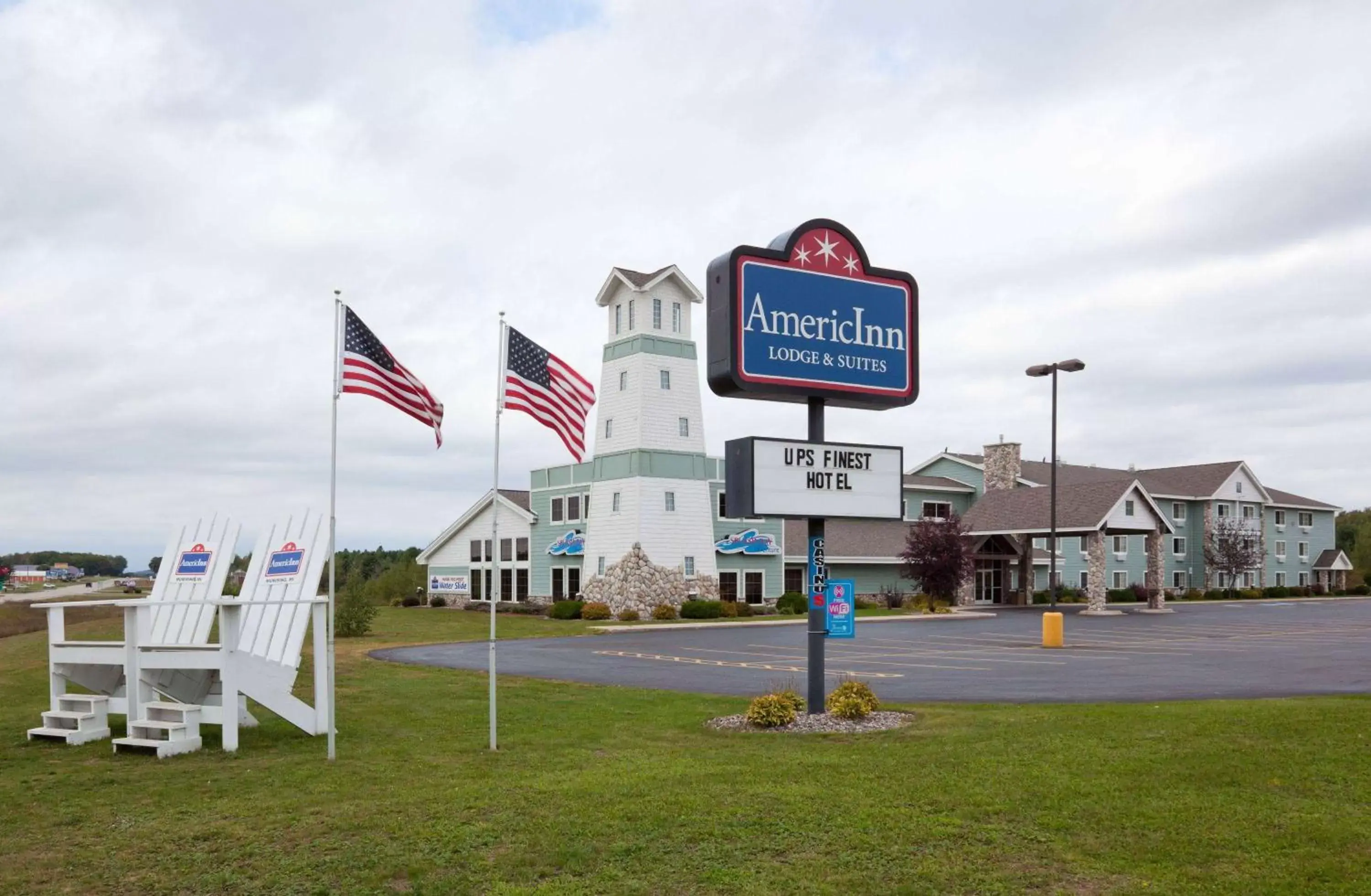 Property building in AmericInn by Wyndham Wetmore Munising