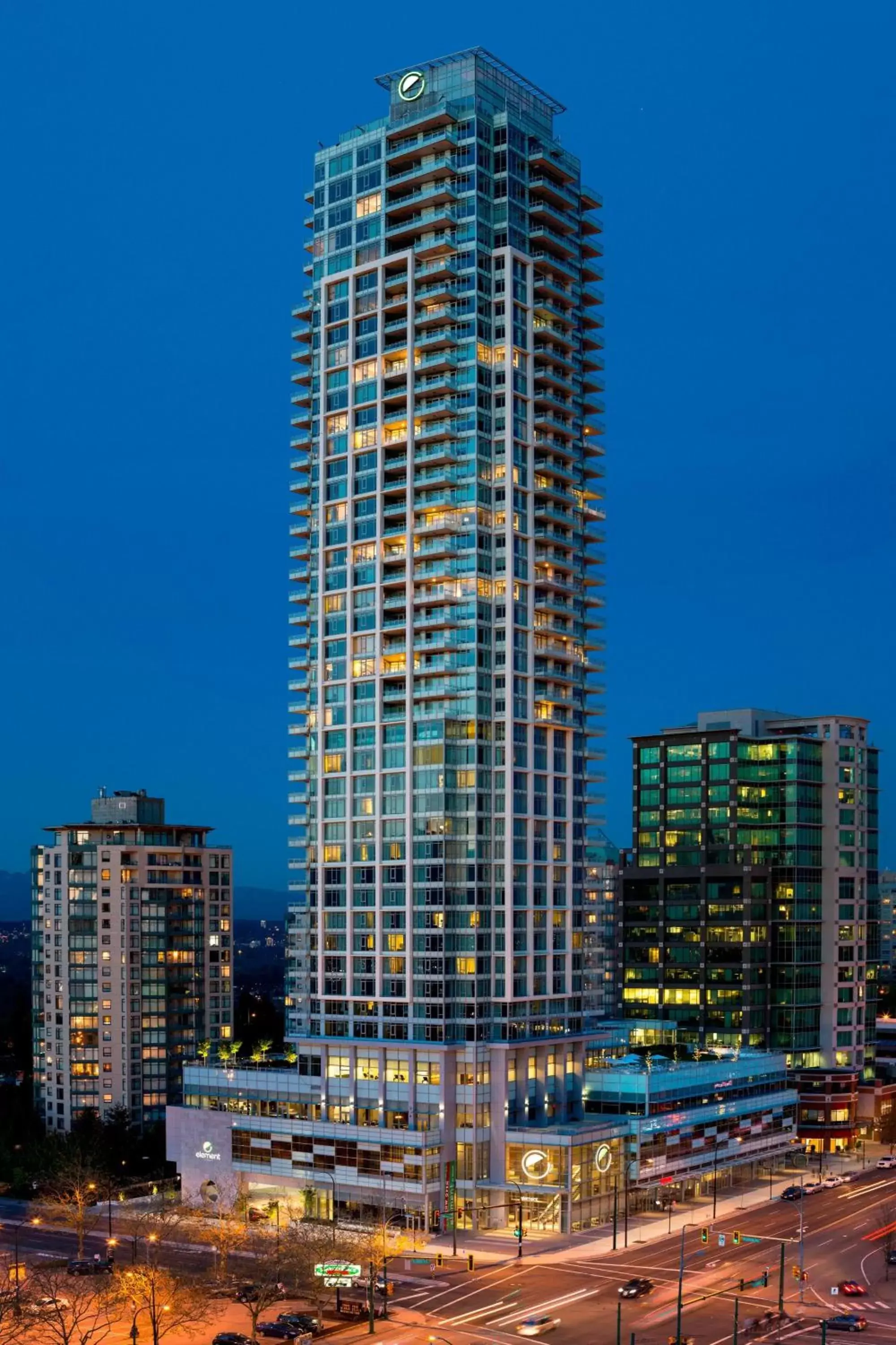 Property building in Element Vancouver Metrotown