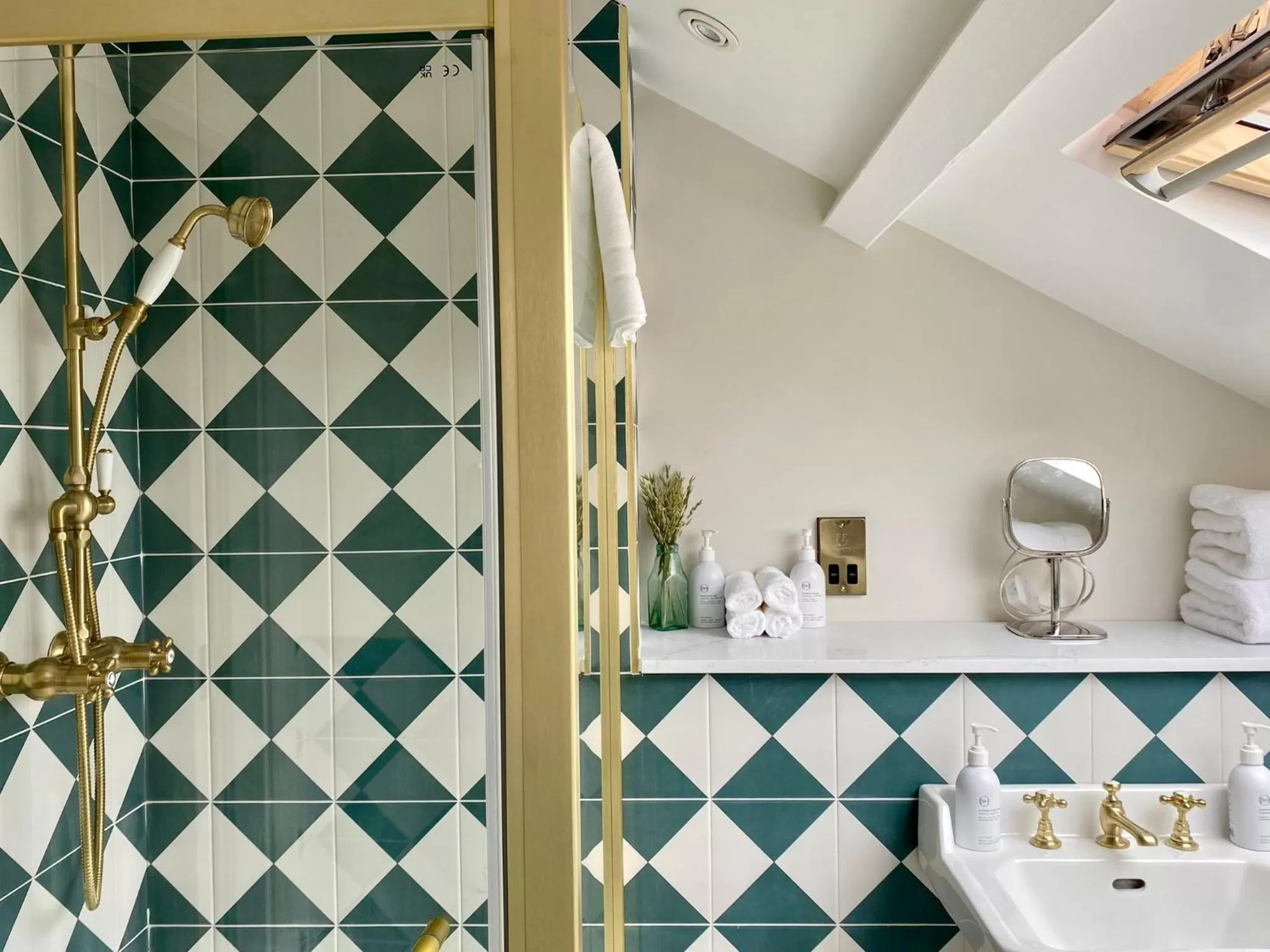 Shower in Railway House York by Chateau Anna