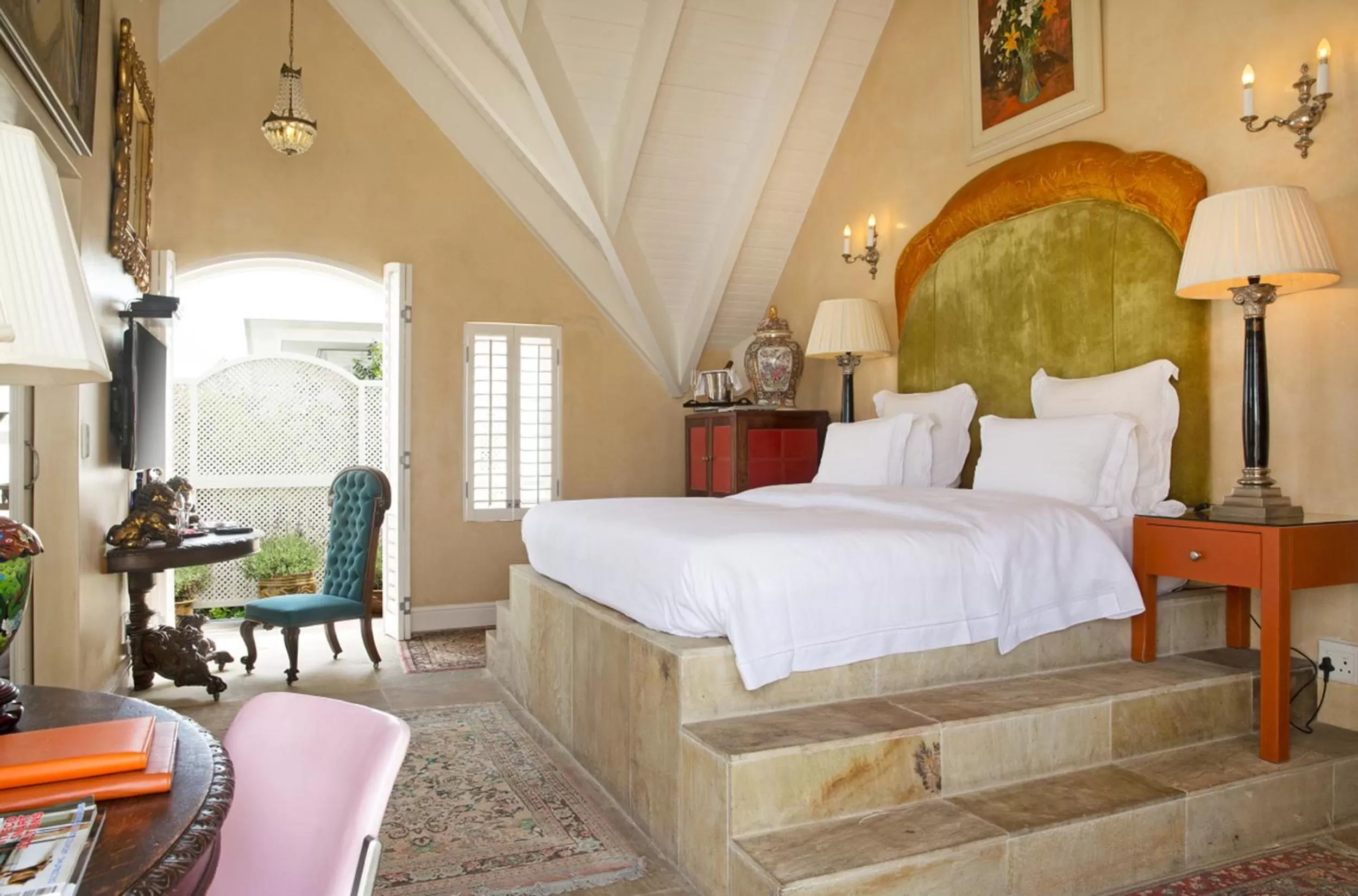 Bedroom, Bed in Birkenhead House