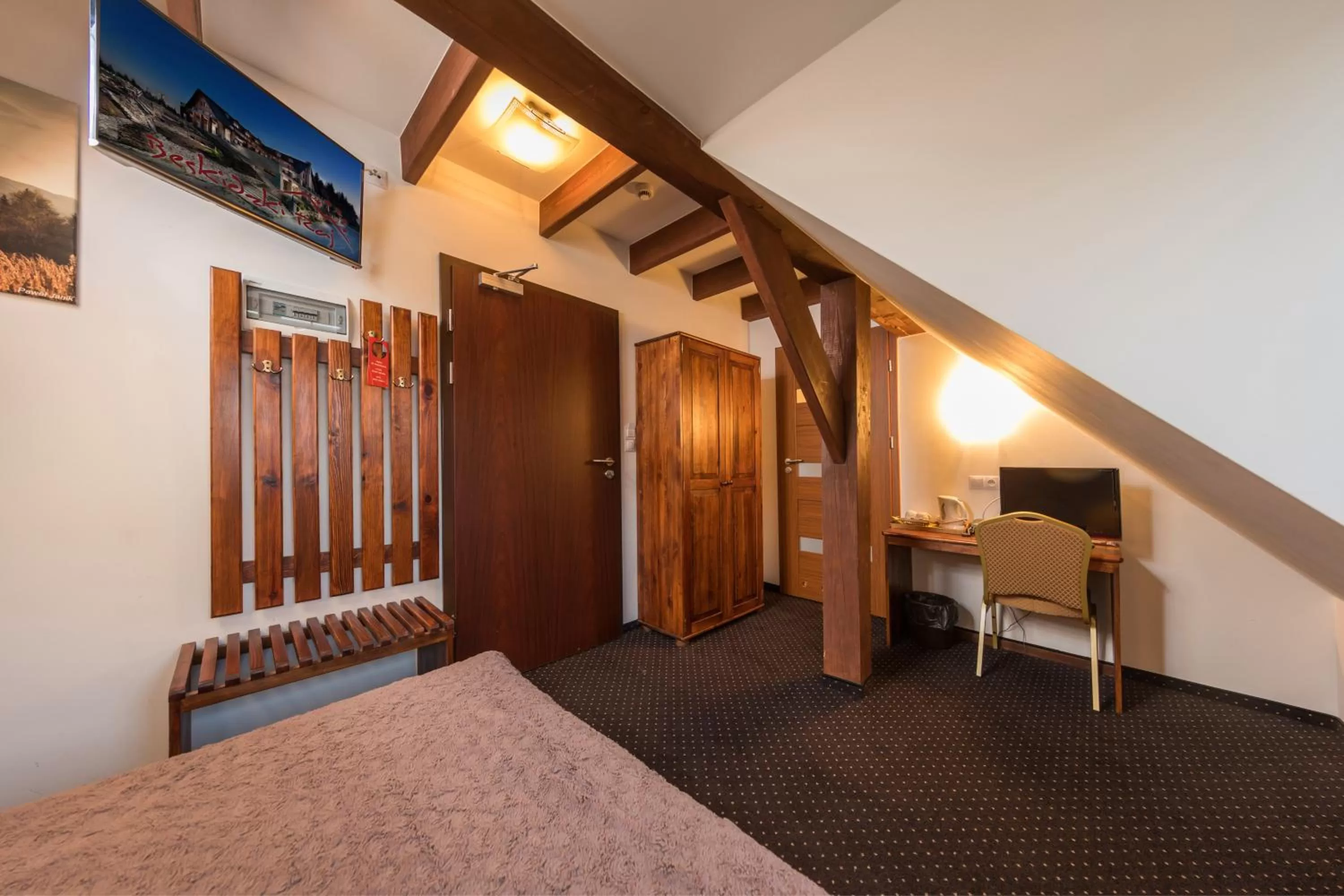 Bed in Hotel Beskidzki Raj Medical SPA