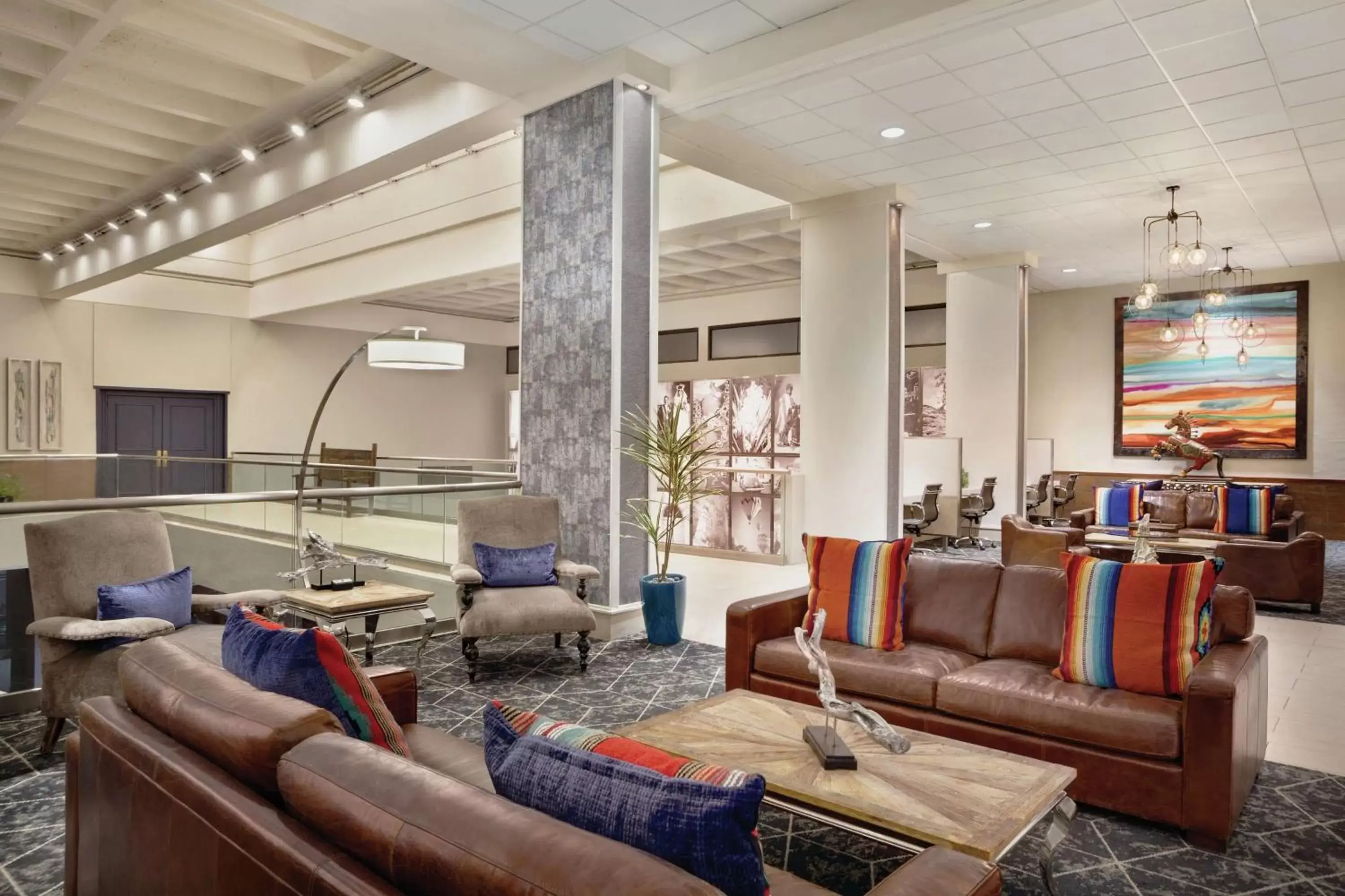 Lobby or reception, Seating Area in DoubleTree by Hilton Hotel Albuquerque