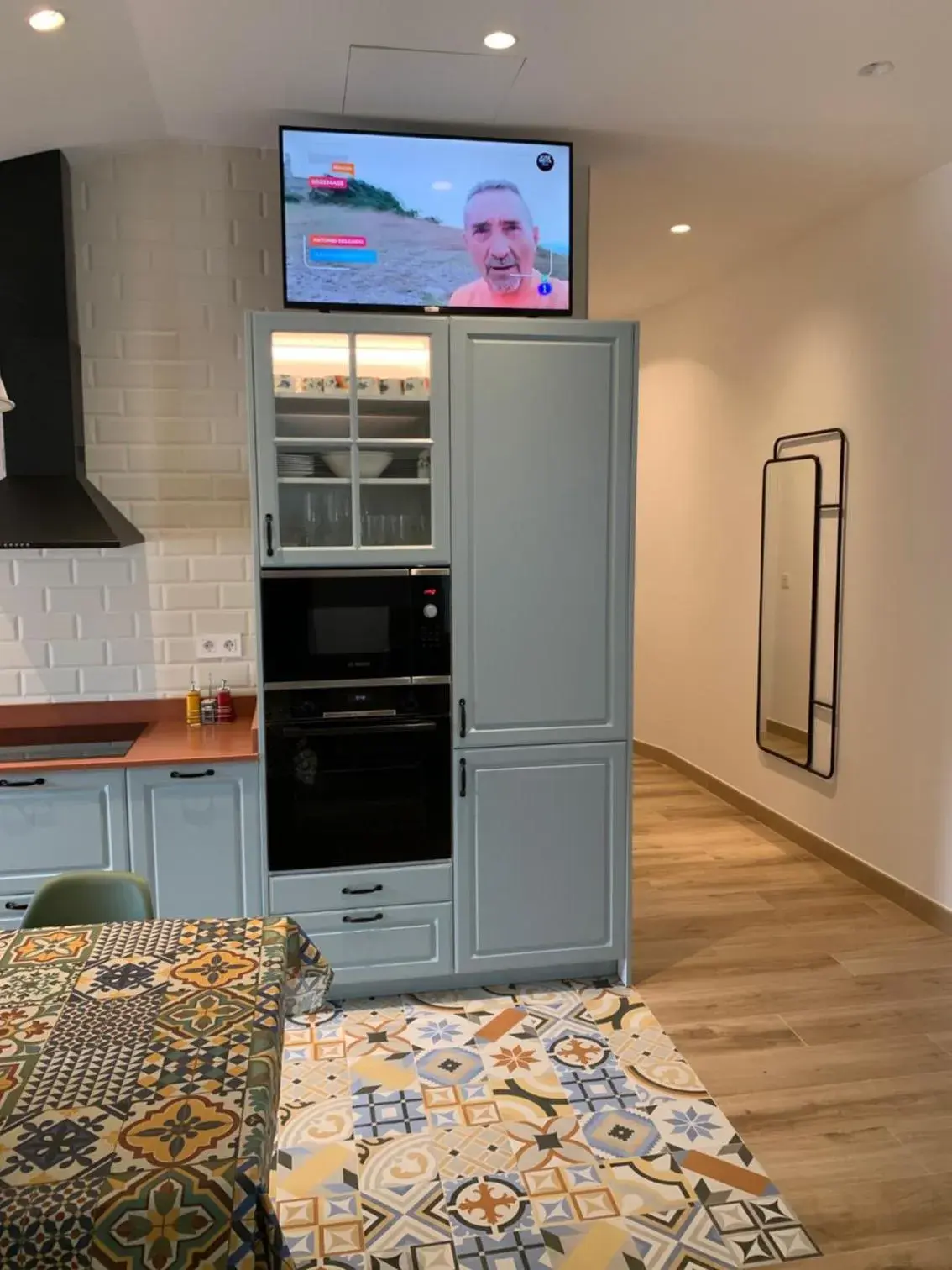 TV and multimedia, Kitchen/Kitchenette in Hotel Artetxe