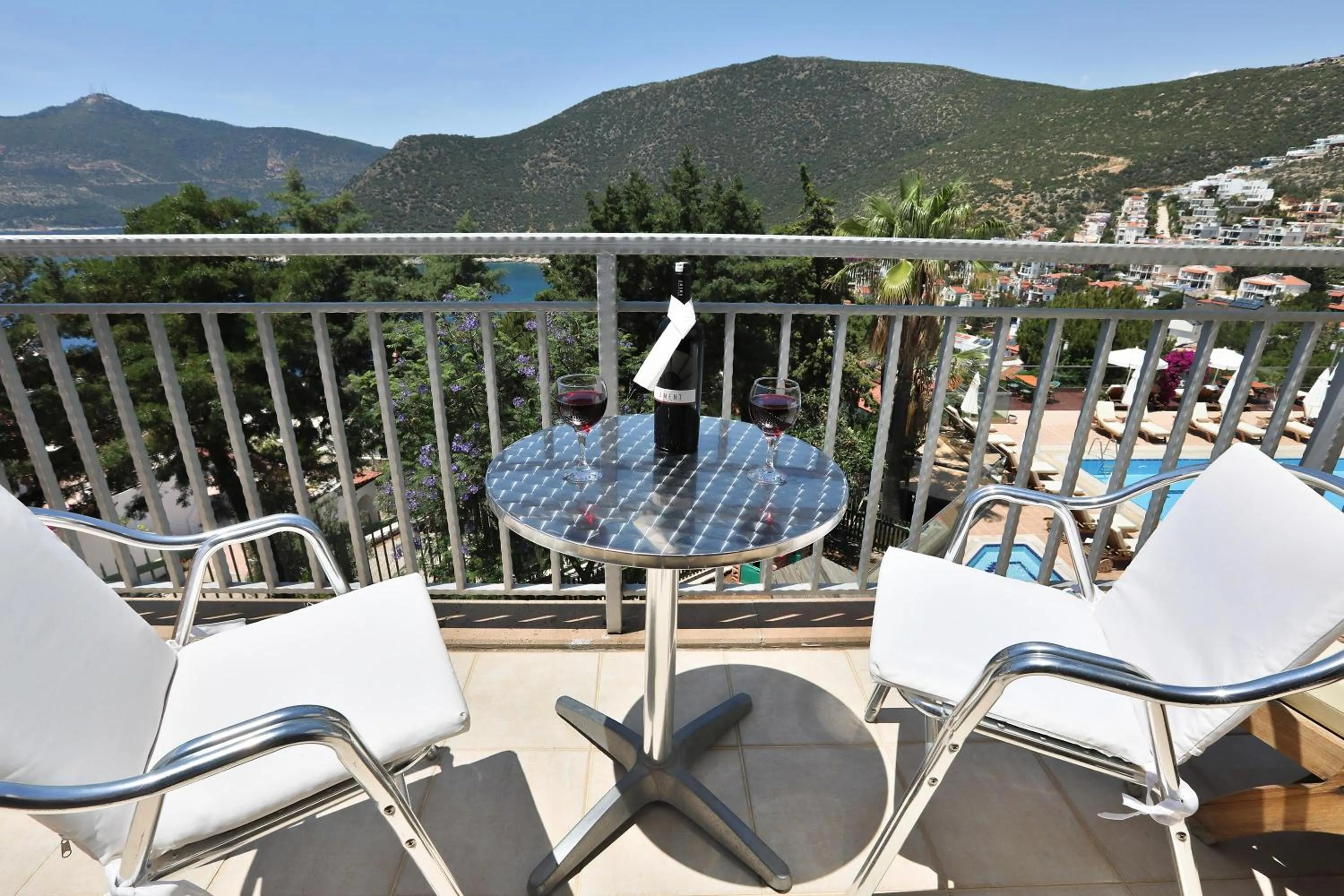 Balcony/Terrace in Happy Hotel Kalkan