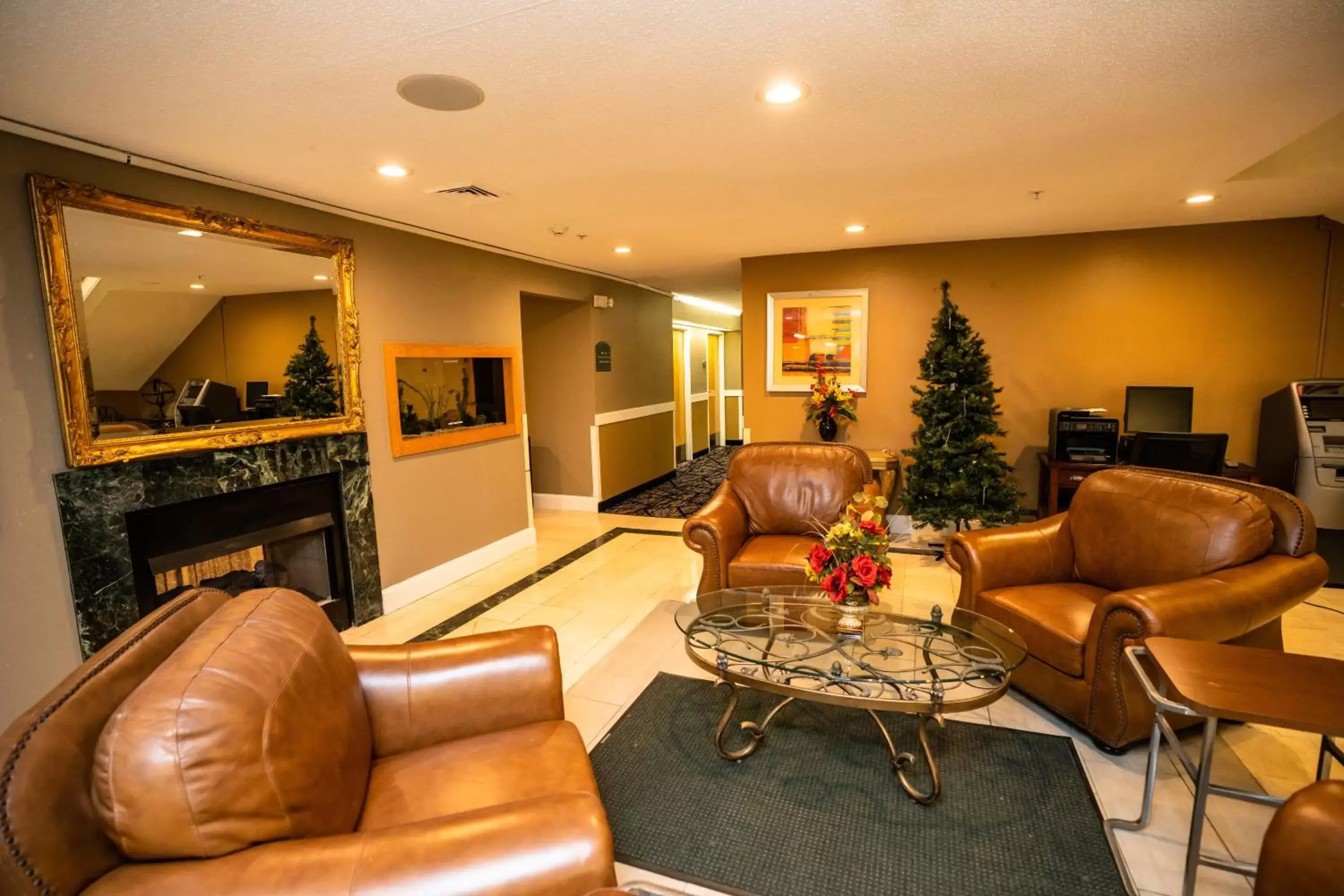 Communal lounge/ TV room, Lobby/Reception in Econo Lodge