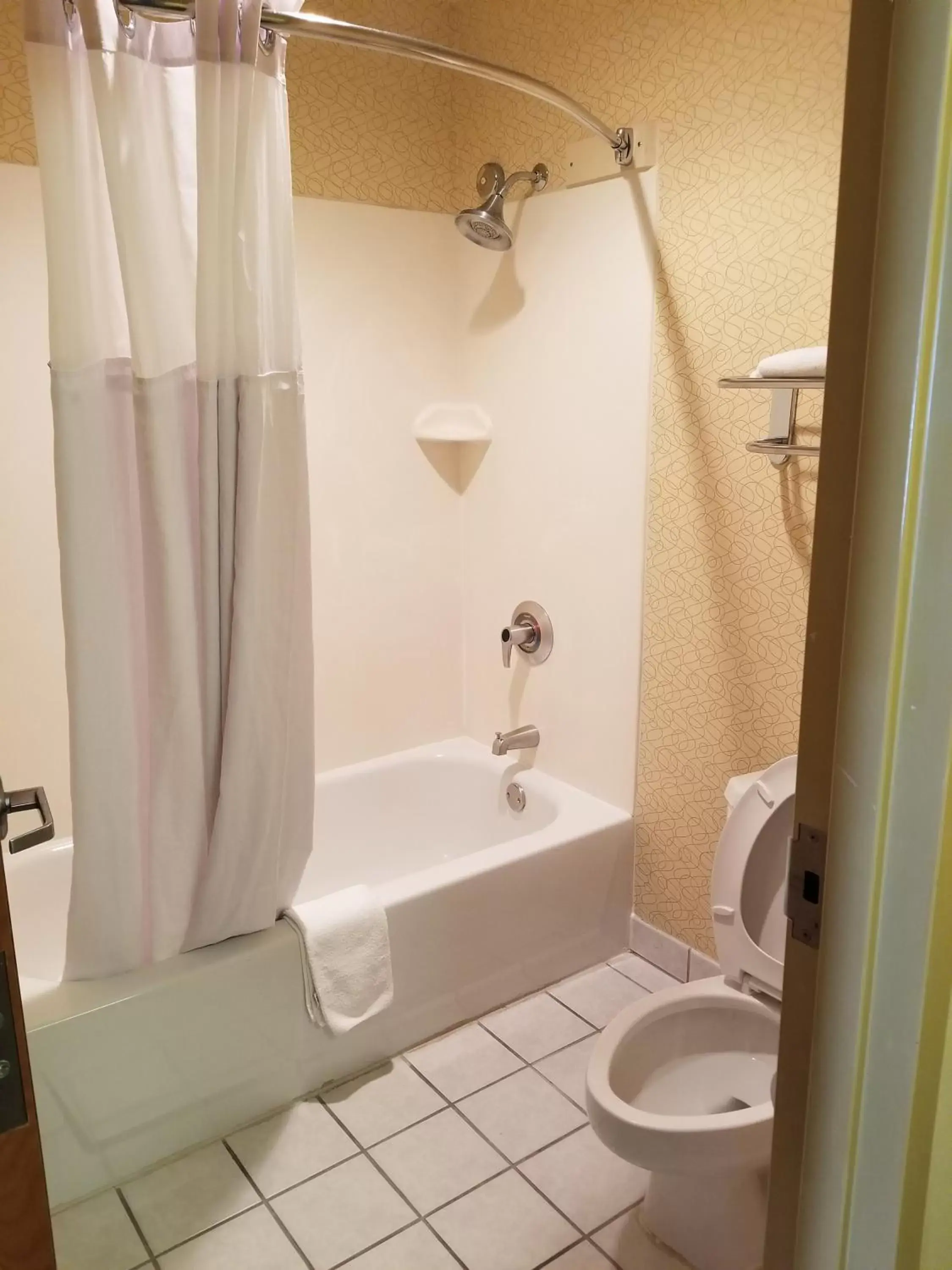 Toilet, Bathroom in Days Inn by Wyndham Tulsa Central