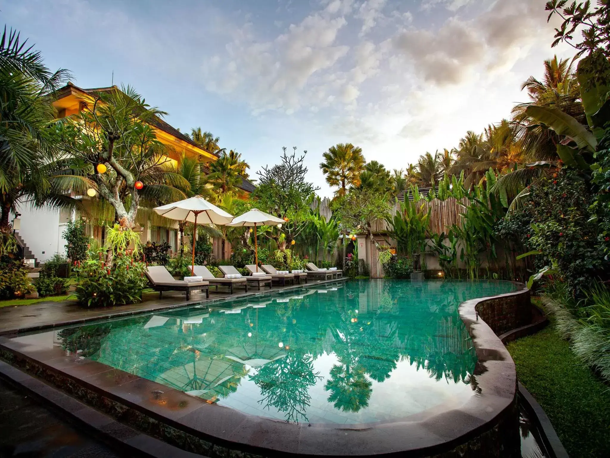 Swimming pool in The Kalyana Ubud Resort Swimming pool in The Kalyana Ubud Resort