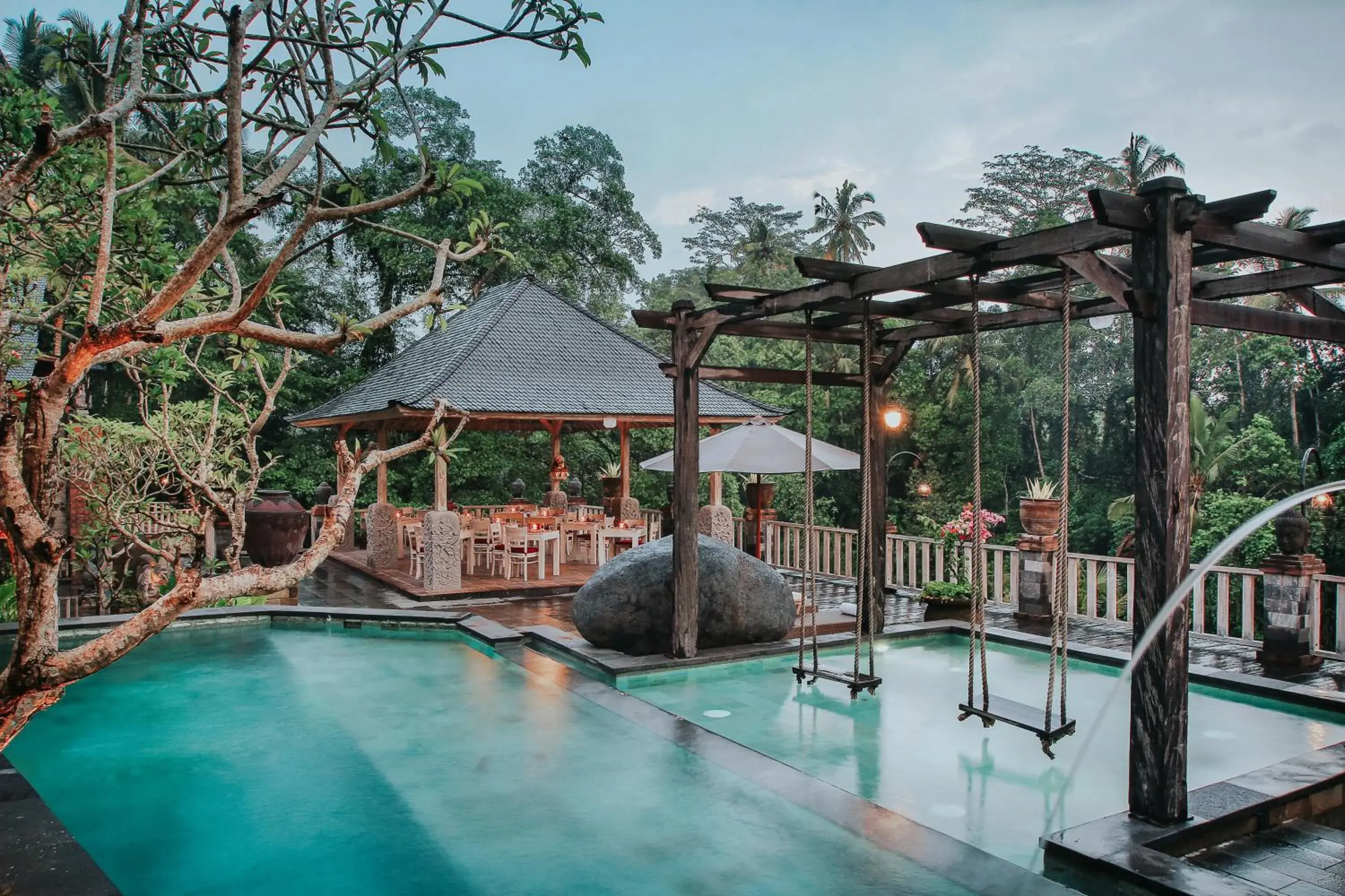 Swimming Pool in Kawi Resort A Pramana Experience