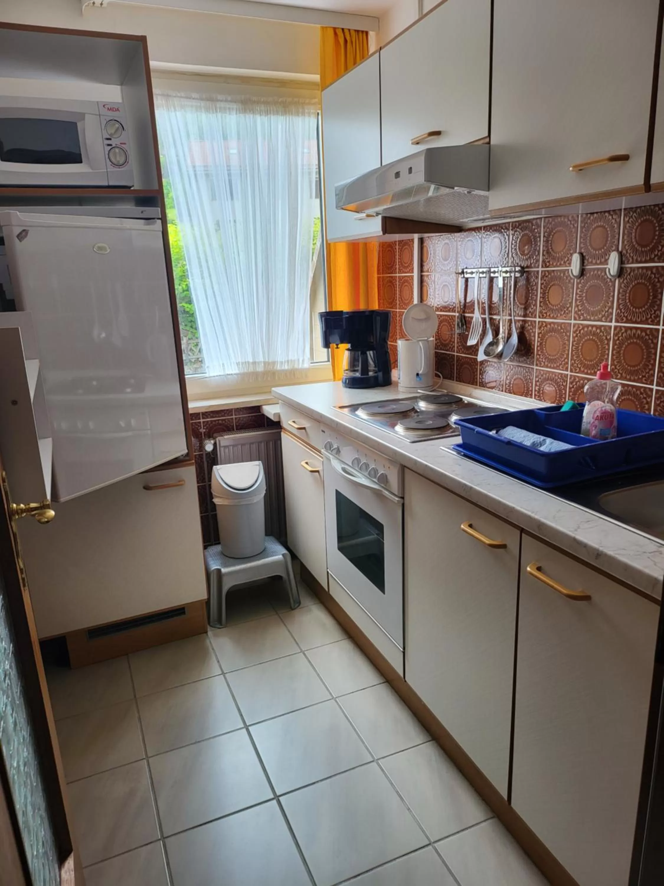 Kitchen or kitchenette in Hotel Zur Schanze
