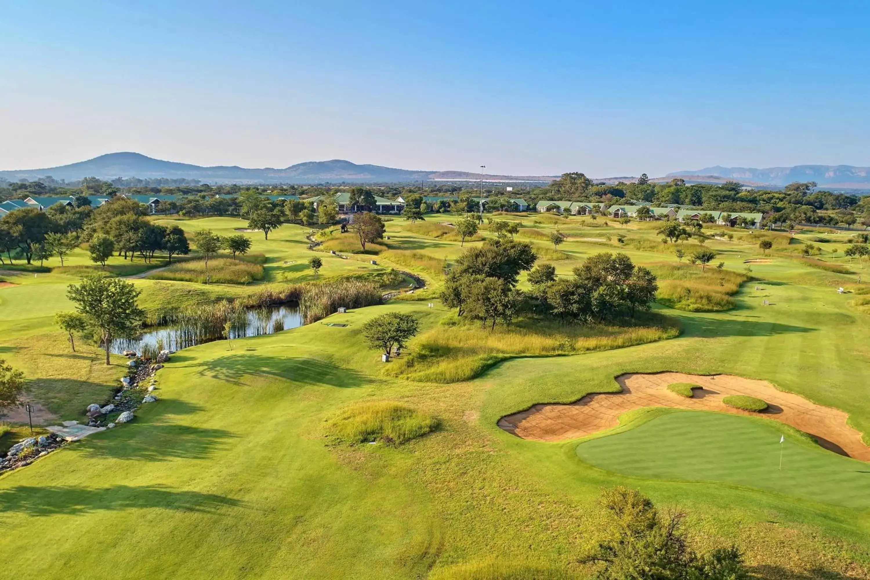 Golfcourse, Bird's-eye View in Protea Hotel by Marriott Polokwane Ranch Resort