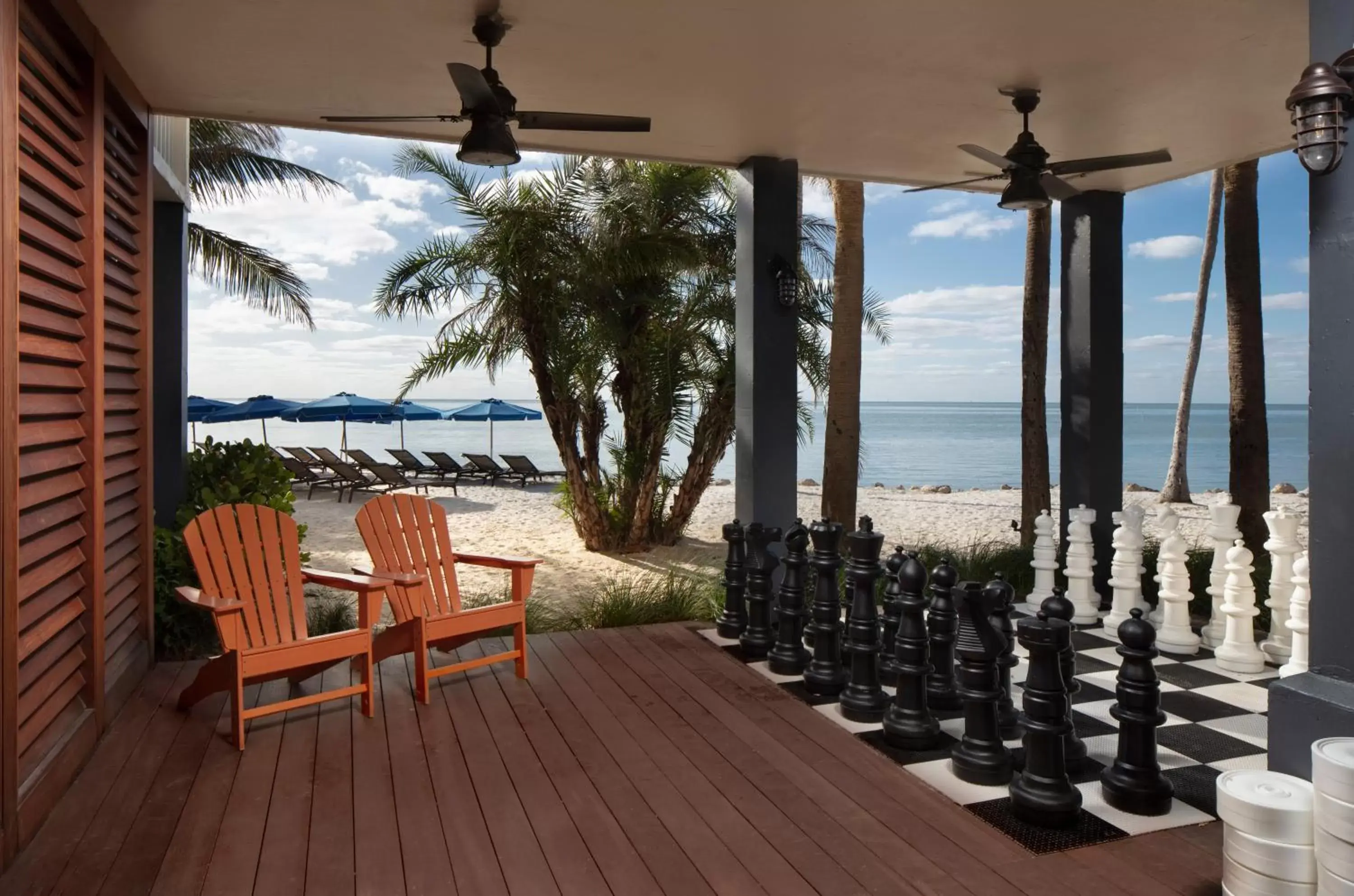 Patio, Sea View in Pelican Cove Resort & Marina