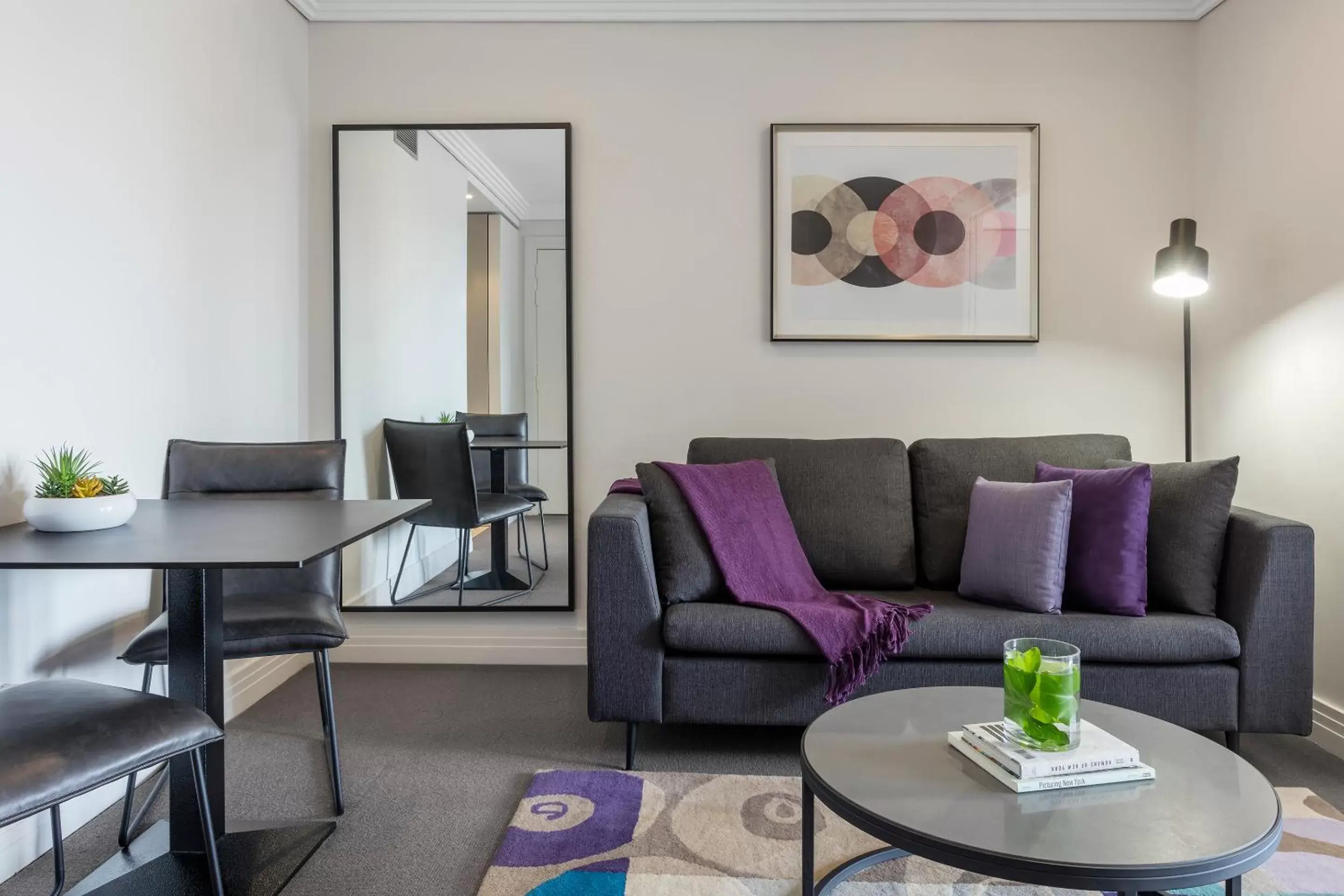 Living room, Seating Area in Avani Metropolis Auckland Residences