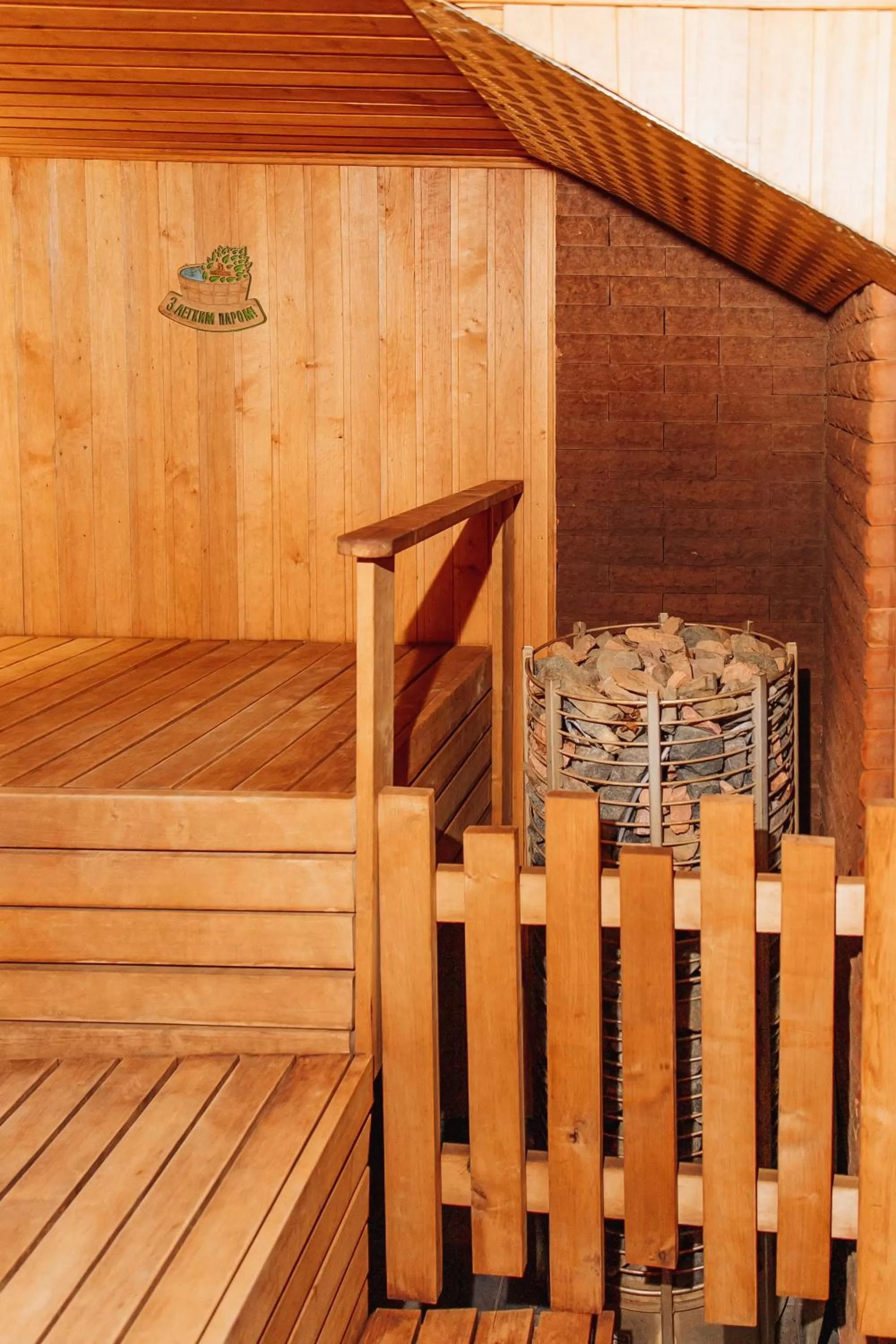 Sauna in Viktoriya Family Hotel Restaurant complex