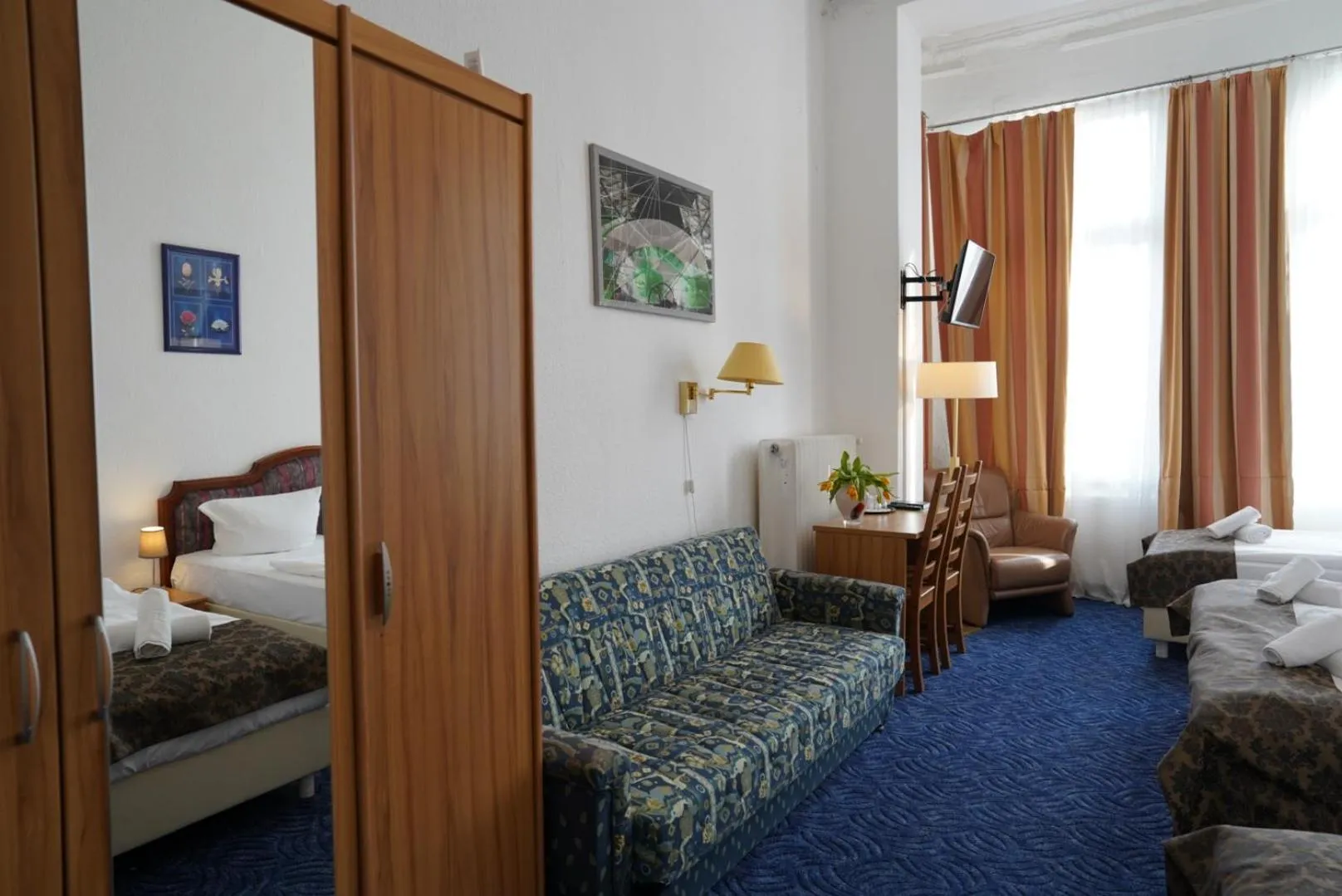 Photo of the whole room, Bed in City Pension Berlin