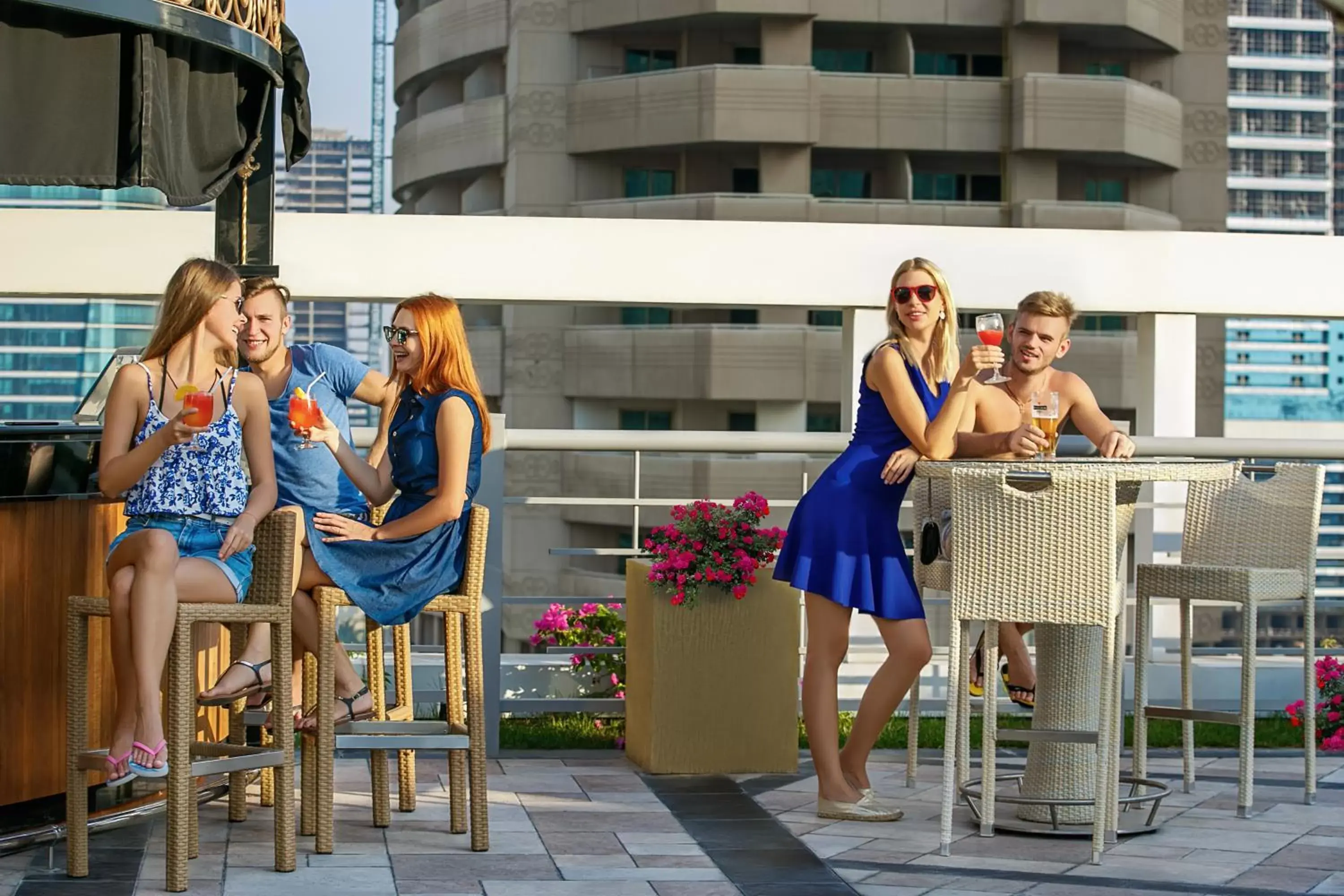 Lounge or bar in Marina Byblos Hotel