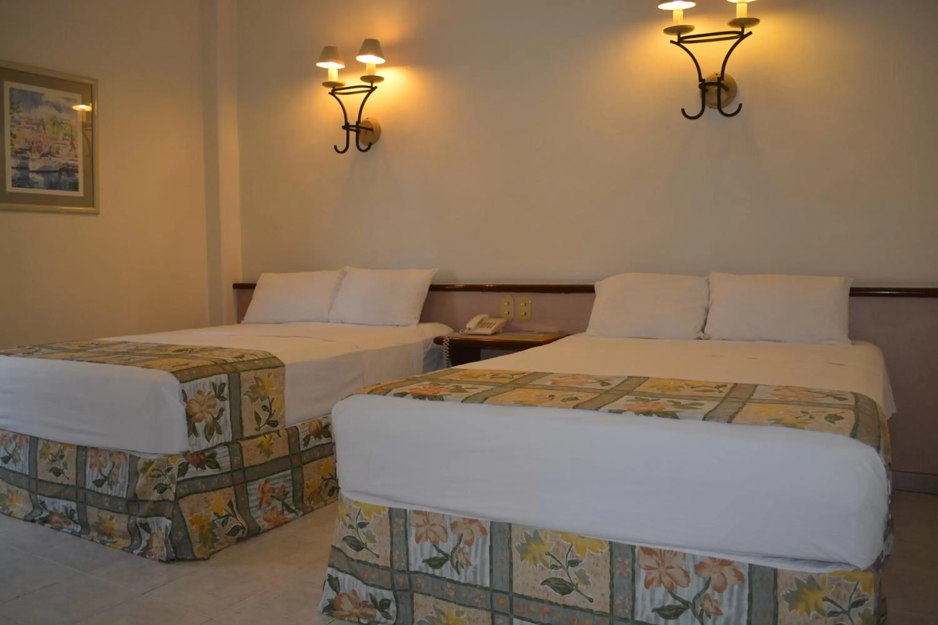 Bed in Hotel Ruiz Milán